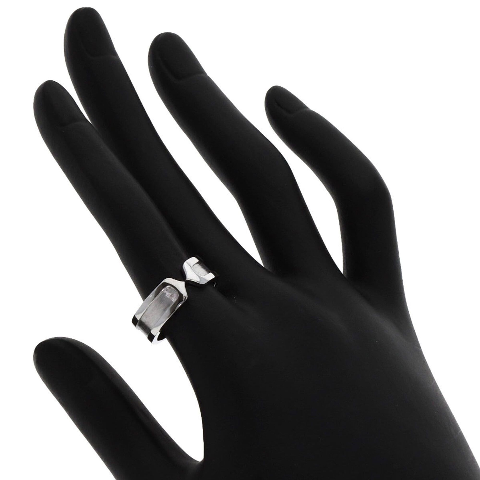 Cartier Cartier C2 SM #52 Ring, 18K White Gold, Women's, CARTIER Size ONE SIZE - 7 Thumbnail