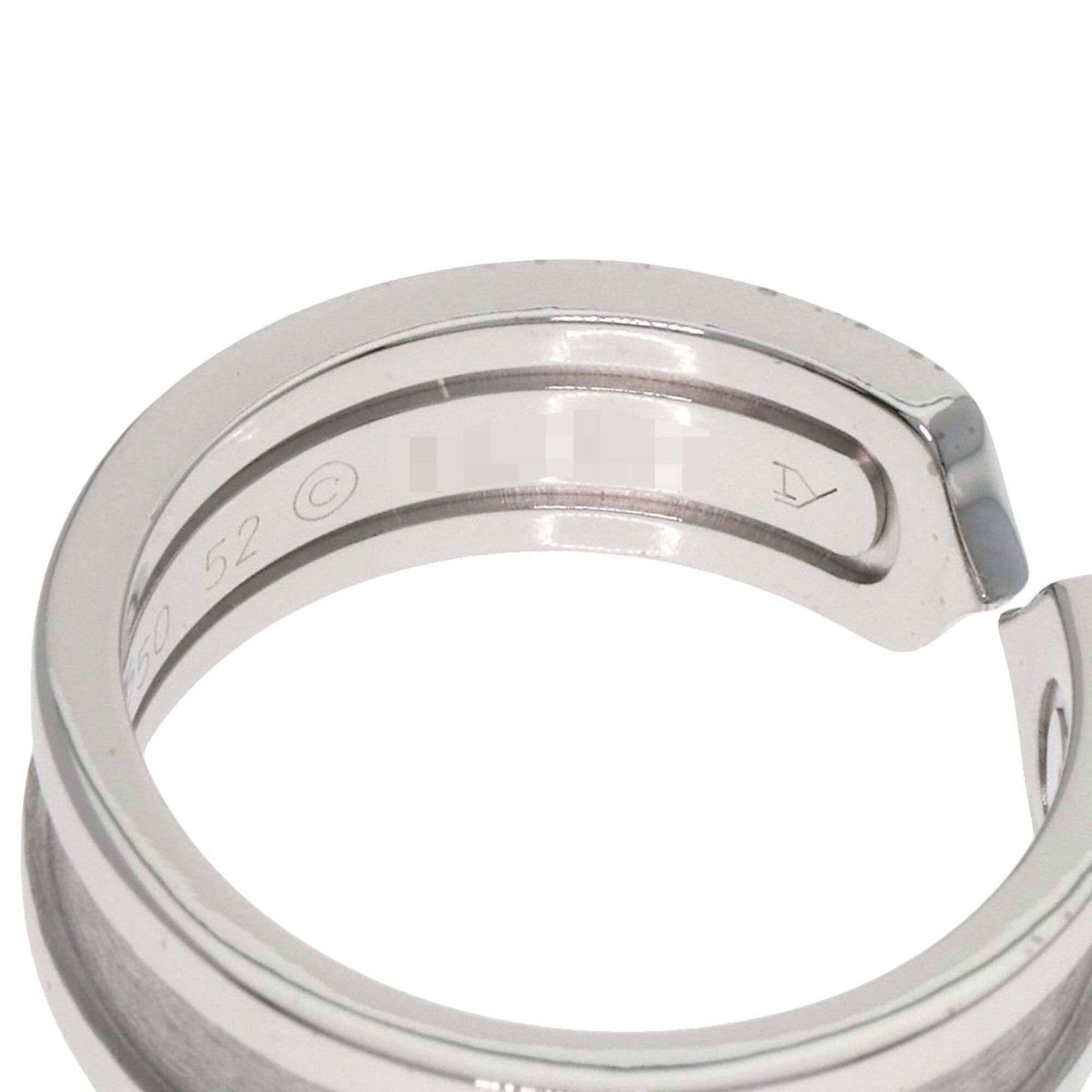 Cartier Cartier C2 SM #52 Ring, 18K White Gold, Women's, CARTIER Size ONE SIZE - 6 Thumbnail