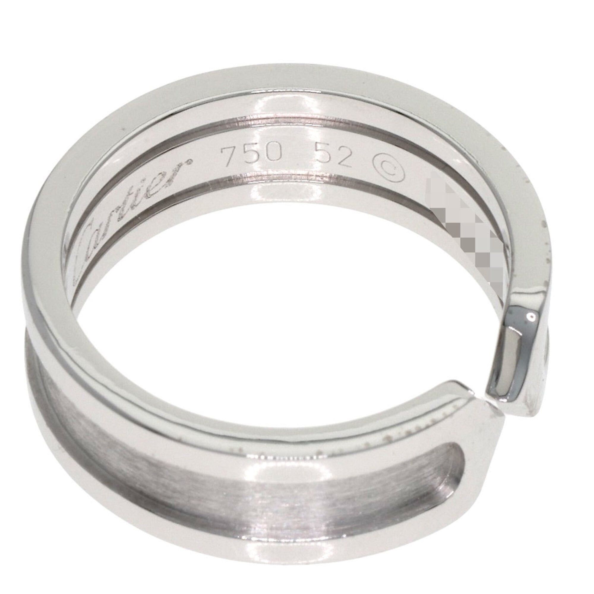 Cartier Cartier C2 SM #52 Ring, 18K White Gold, Women's, CARTIER Size ONE SIZE - 5 Thumbnail