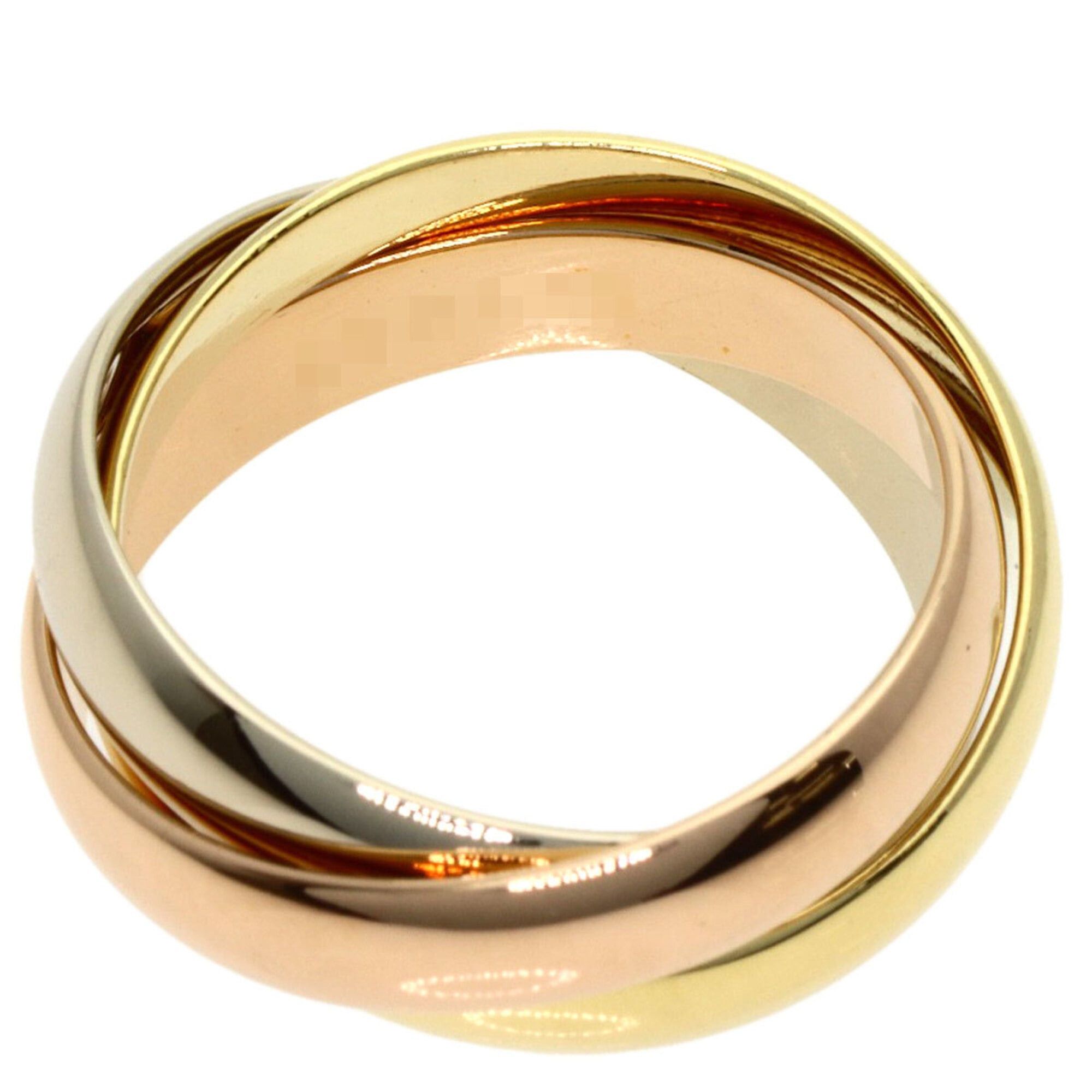 Cartier Cartier Trinity #48 Ring, 18K Yellow Gold/18K White Pink Gold, Women's, CARTIER Size ONE SIZE - 4 Thumbnail