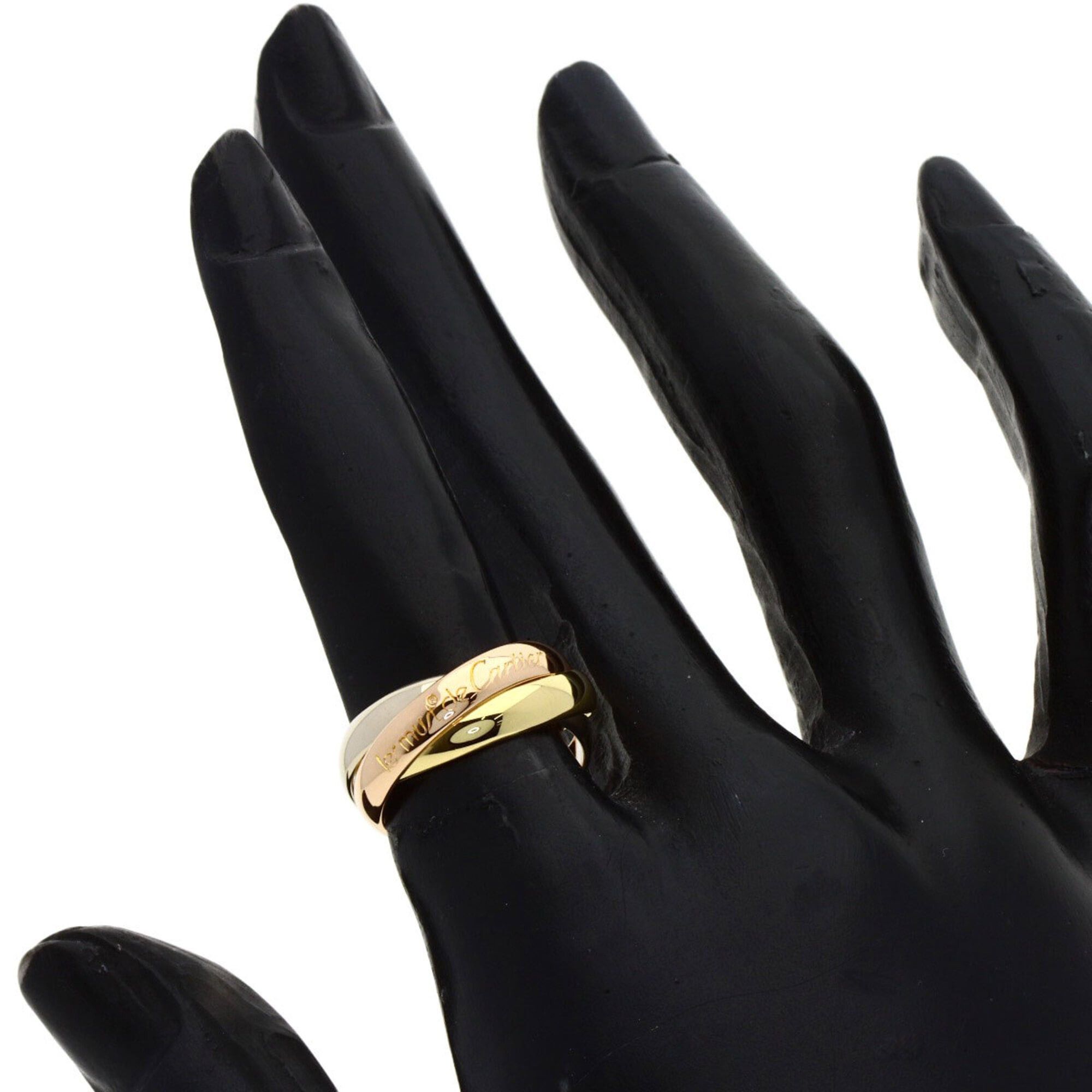 Cartier Cartier Trinity #48 Ring, 18K Yellow Gold/18K White Pink Gold, Women's, CARTIER Size ONE SIZE - 5 Thumbnail