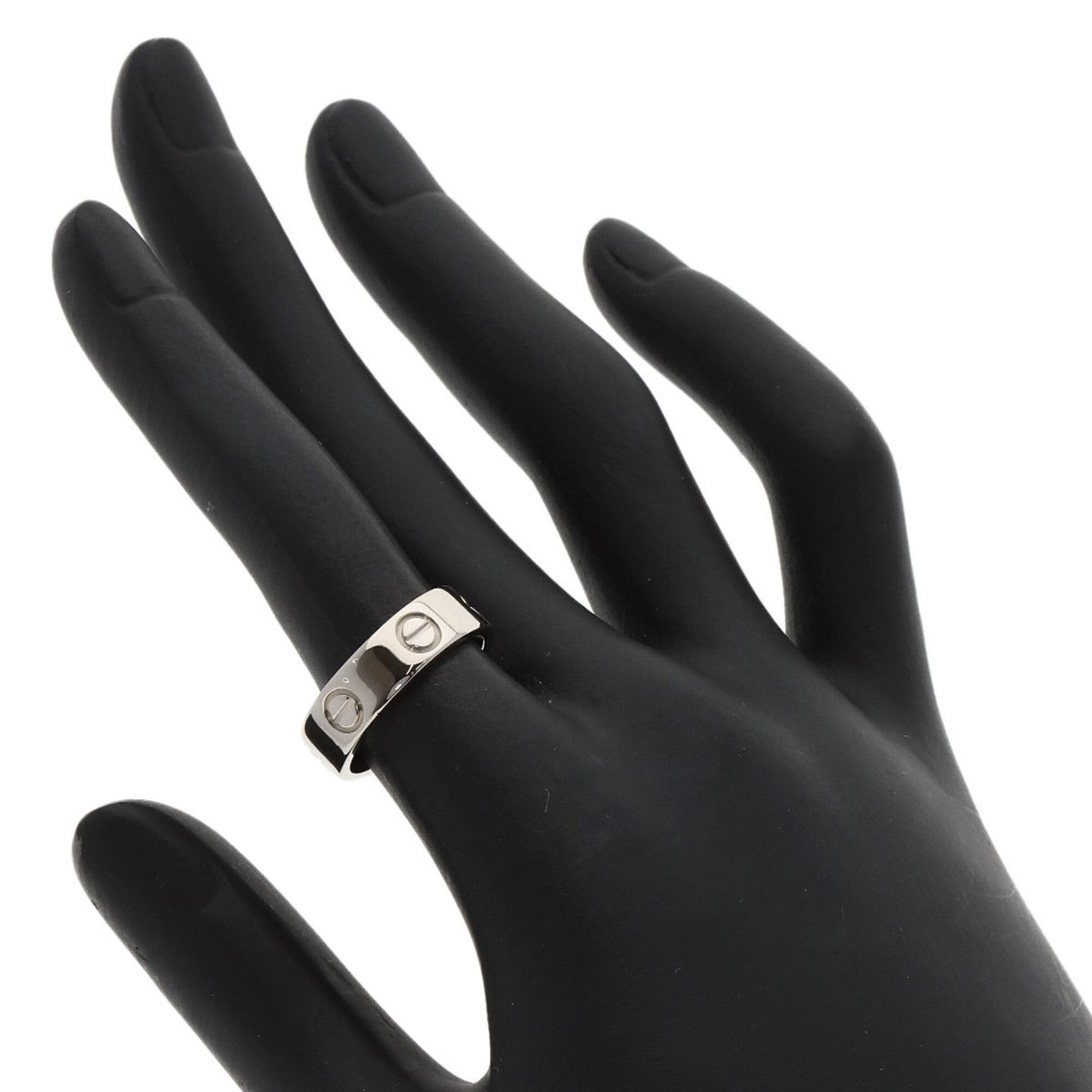 Cartier Cartier Love Ring #51, 18K White Gold, Women's Ring, CARTIER Size ONE SIZE - 5 Thumbnail