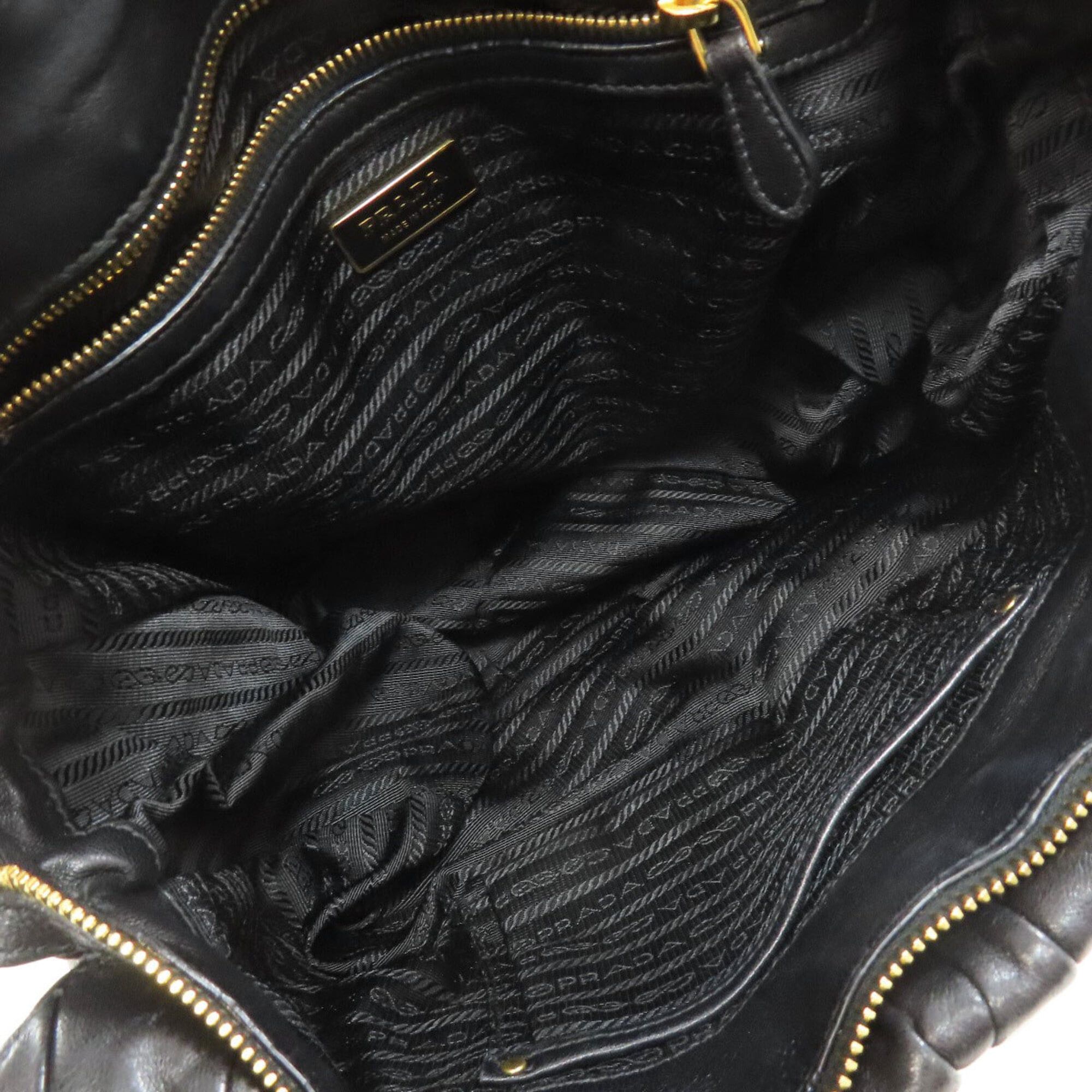 Prada Prada 2-way handbag, lambskin, women's. Size ONE SIZE - 5 Thumbnail