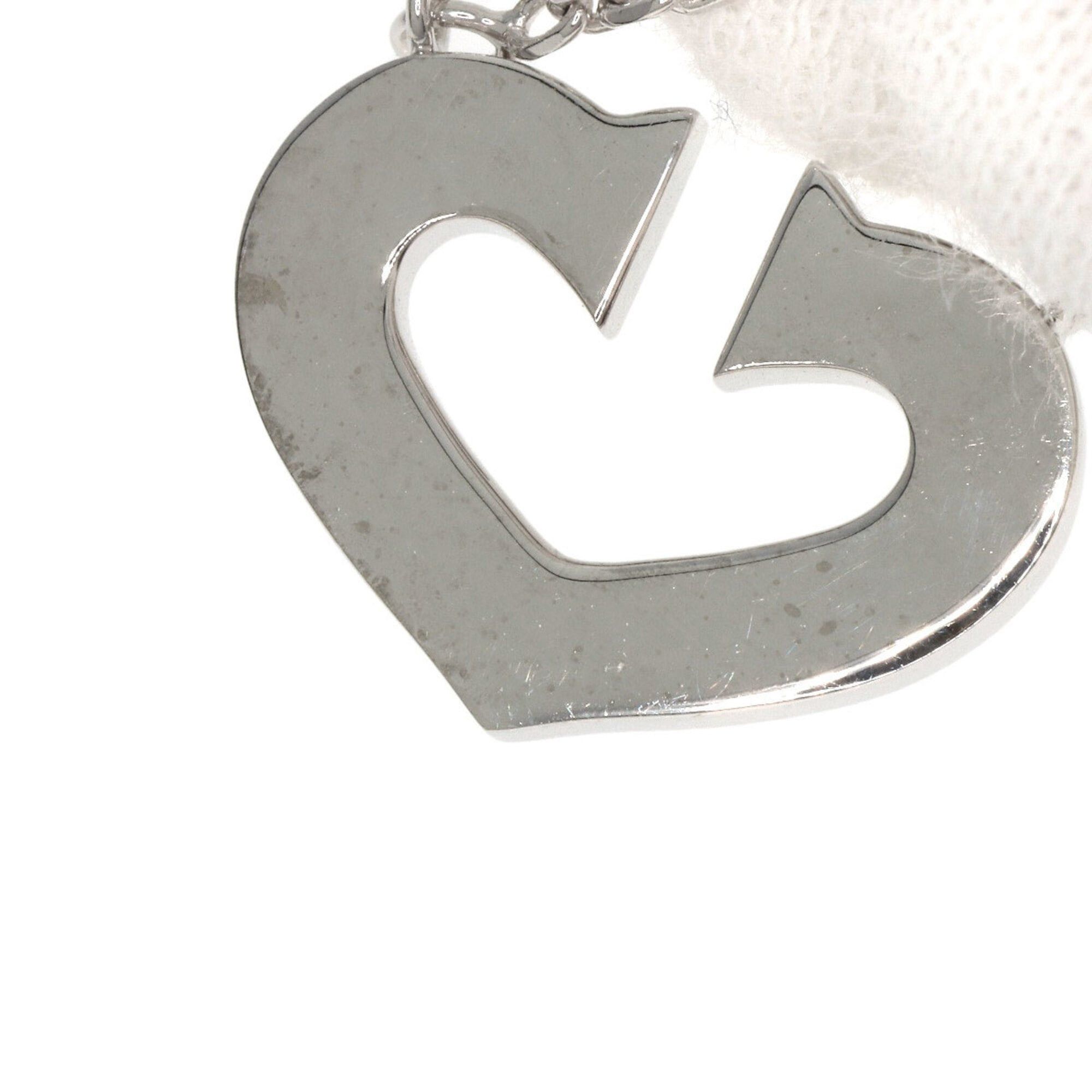 Cartier Cartier C Heart Necklace 18K White Gold Women's CARTIER Size ONE SIZE - 6 Thumbnail