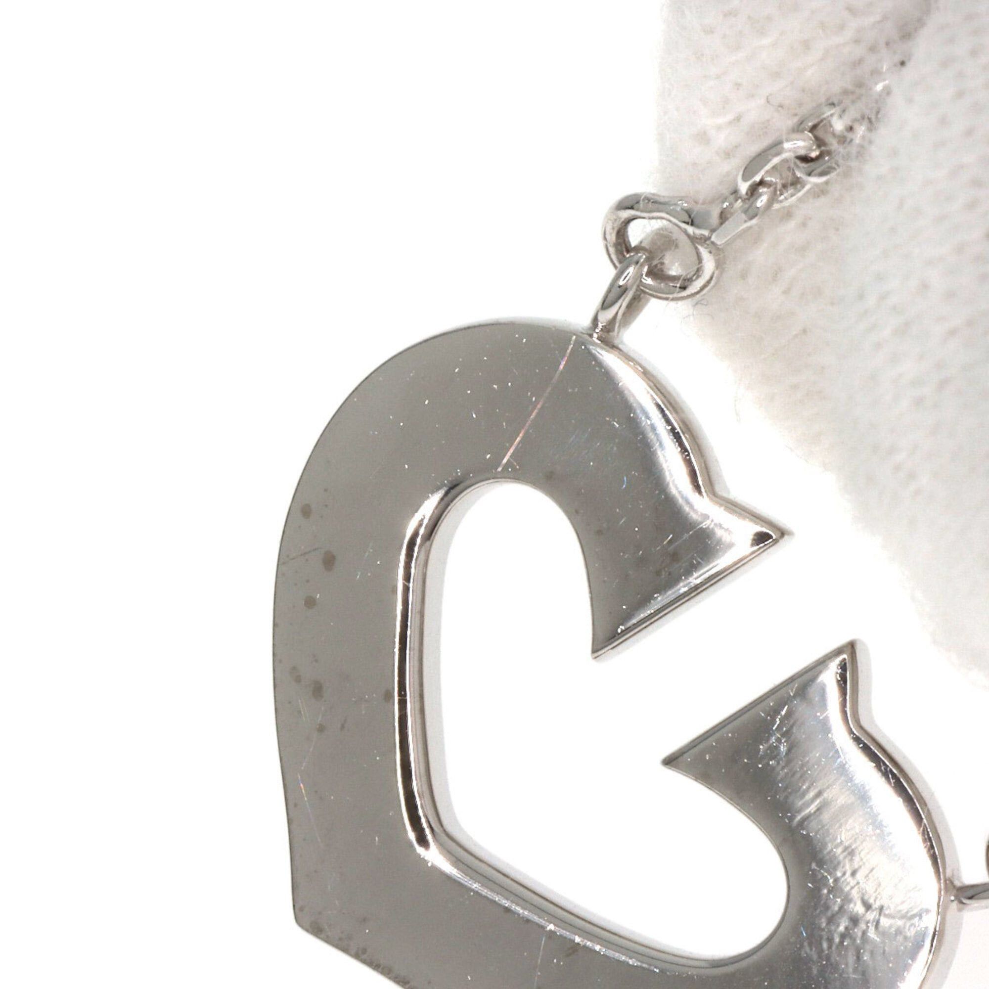 Cartier Cartier C Heart Necklace 18K White Gold Women's CARTIER Size ONE SIZE - 5 Thumbnail