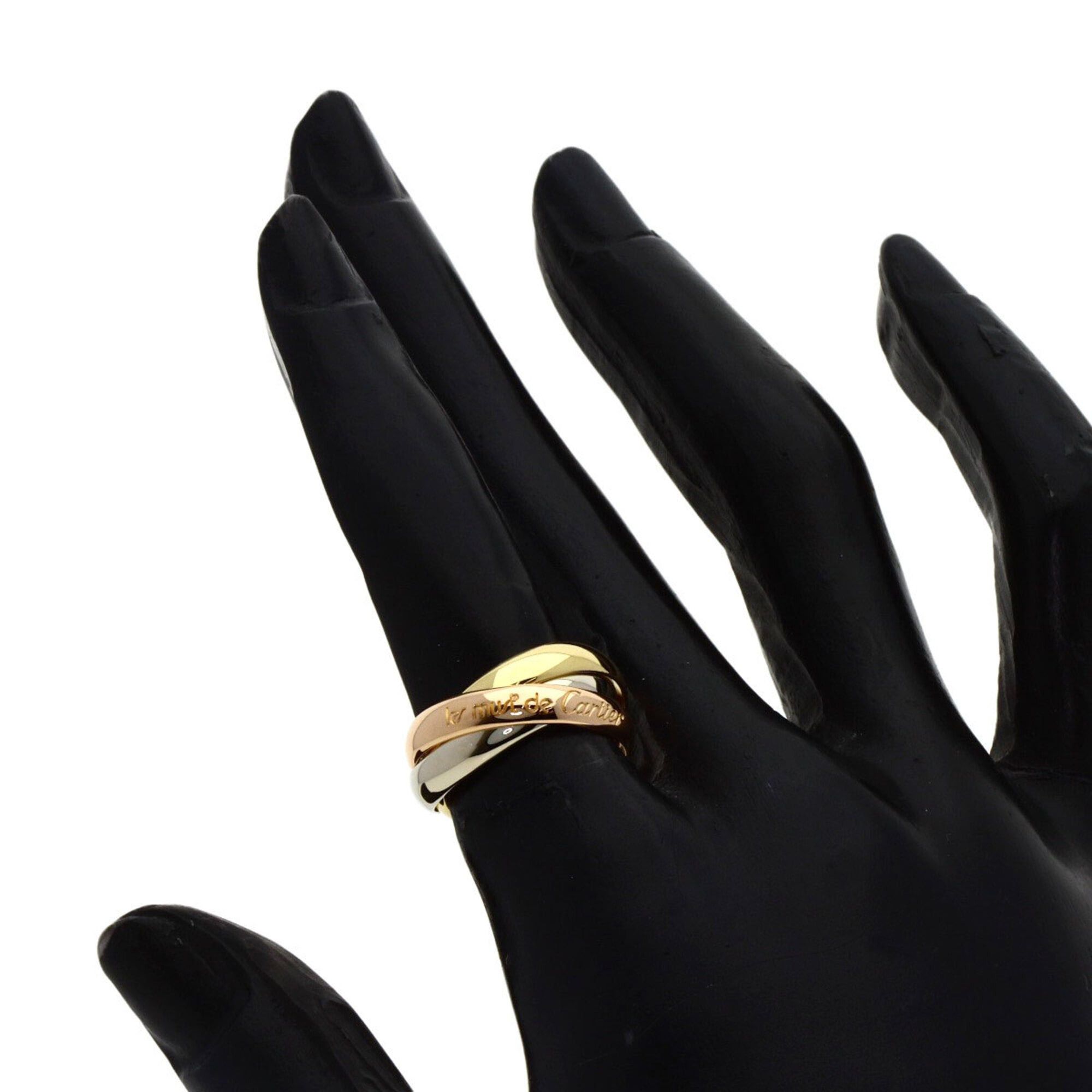 Cartier Cartier Trinity #48 Ring, 18K Yellow Gold/18K White Pink Gold, Women's, CARTIER Size ONE SIZE - 5 Thumbnail