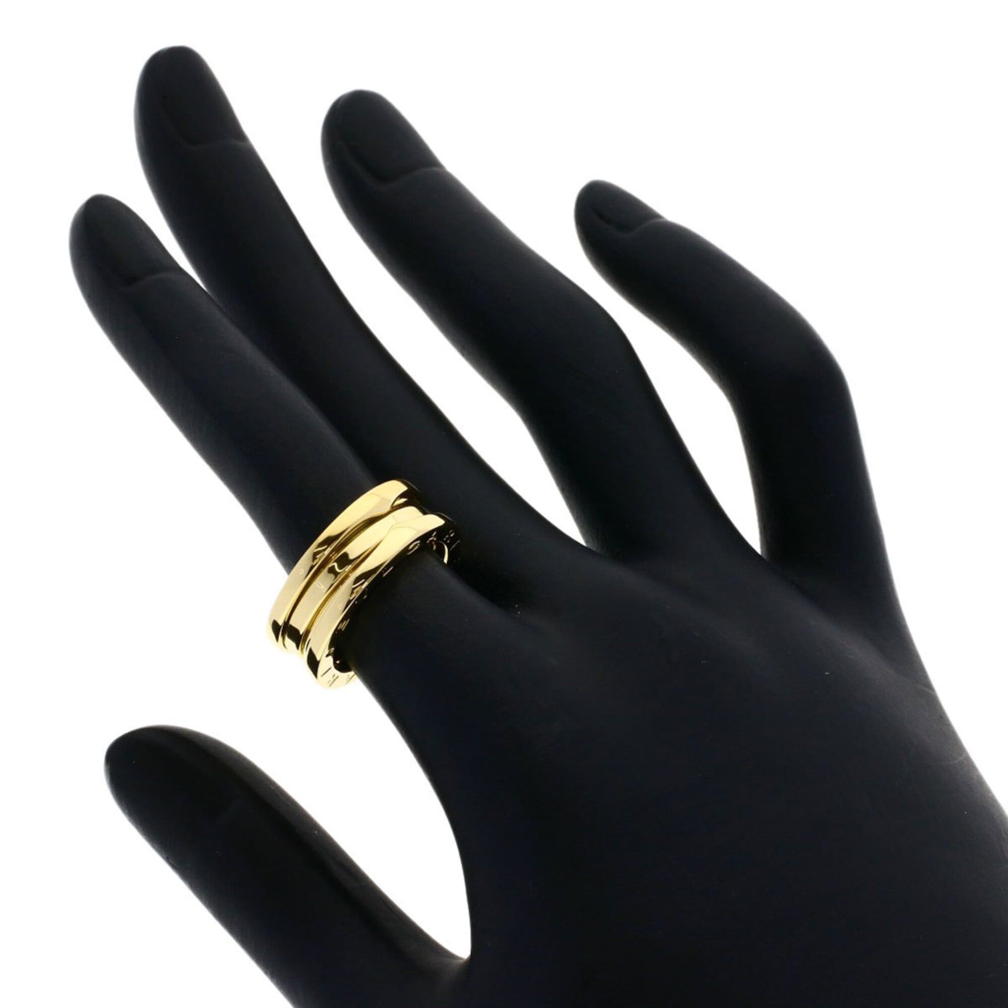 Bvlgari Bulgari B-zero1 2-band ring #50, 18K yellow gold, women's BVLGARI Size ONE SIZE - 5 Thumbnail