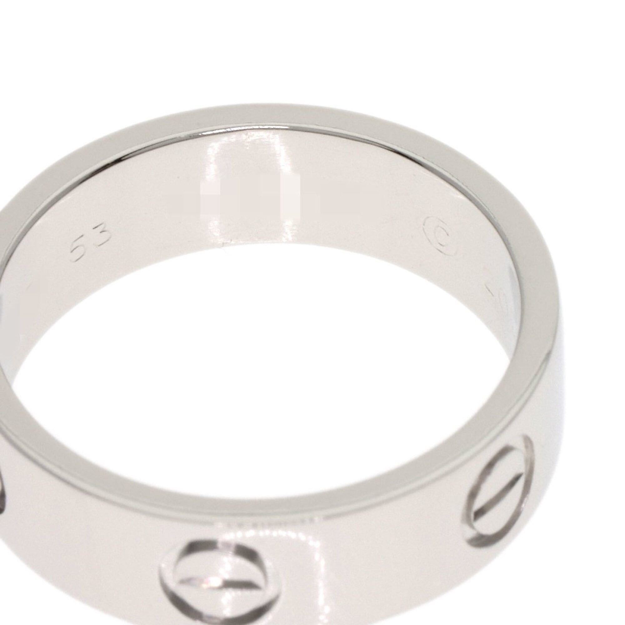 Cartier Cartier Love Ring #53, Platinum PT950, Women's Ring, CARTIER Size ONE SIZE - 5 Thumbnail