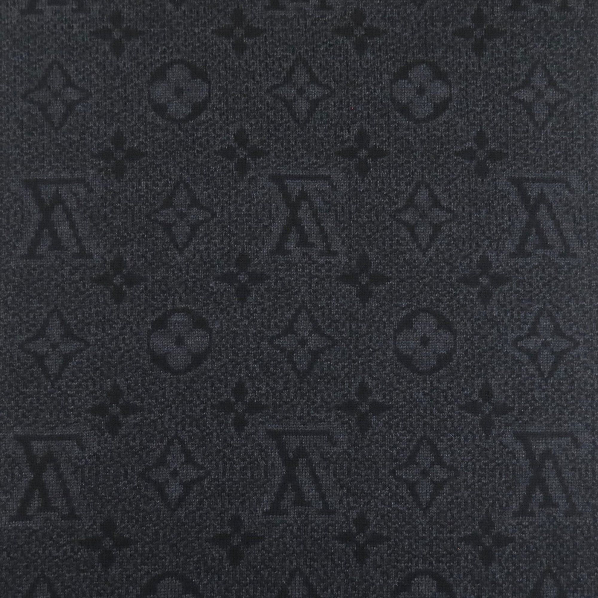 Louis Vuitton Louis Vuitton M73468 My Monogram Eclipse Scarf, Wool, Women's LOUIS VUITTON Size ONE SIZE - 4 Thumbnail
