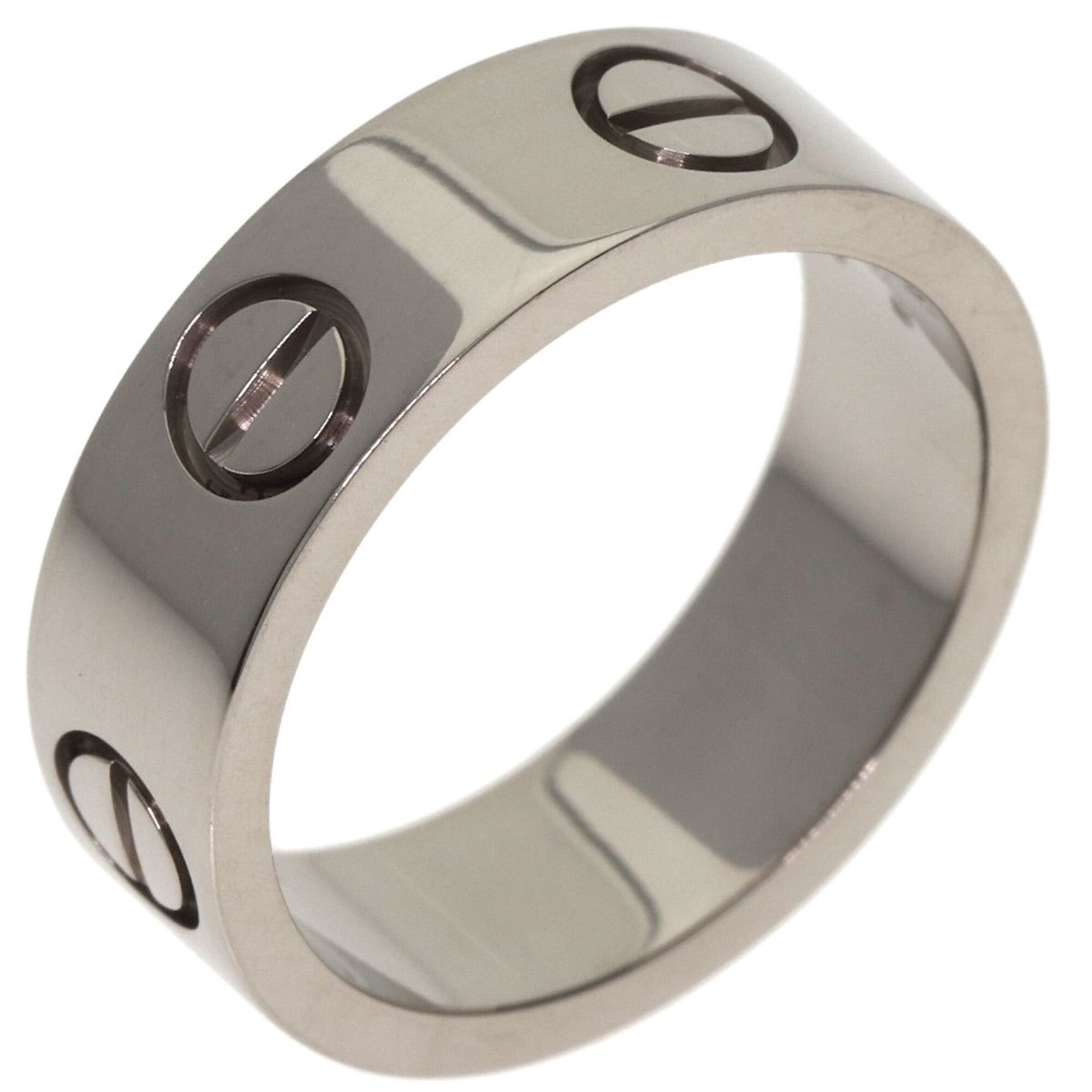 Cartier Cartier Love Ring #49, 18K White Gold, Women's Ring, CARTIER Size ONE SIZE - 2 Thumbnail