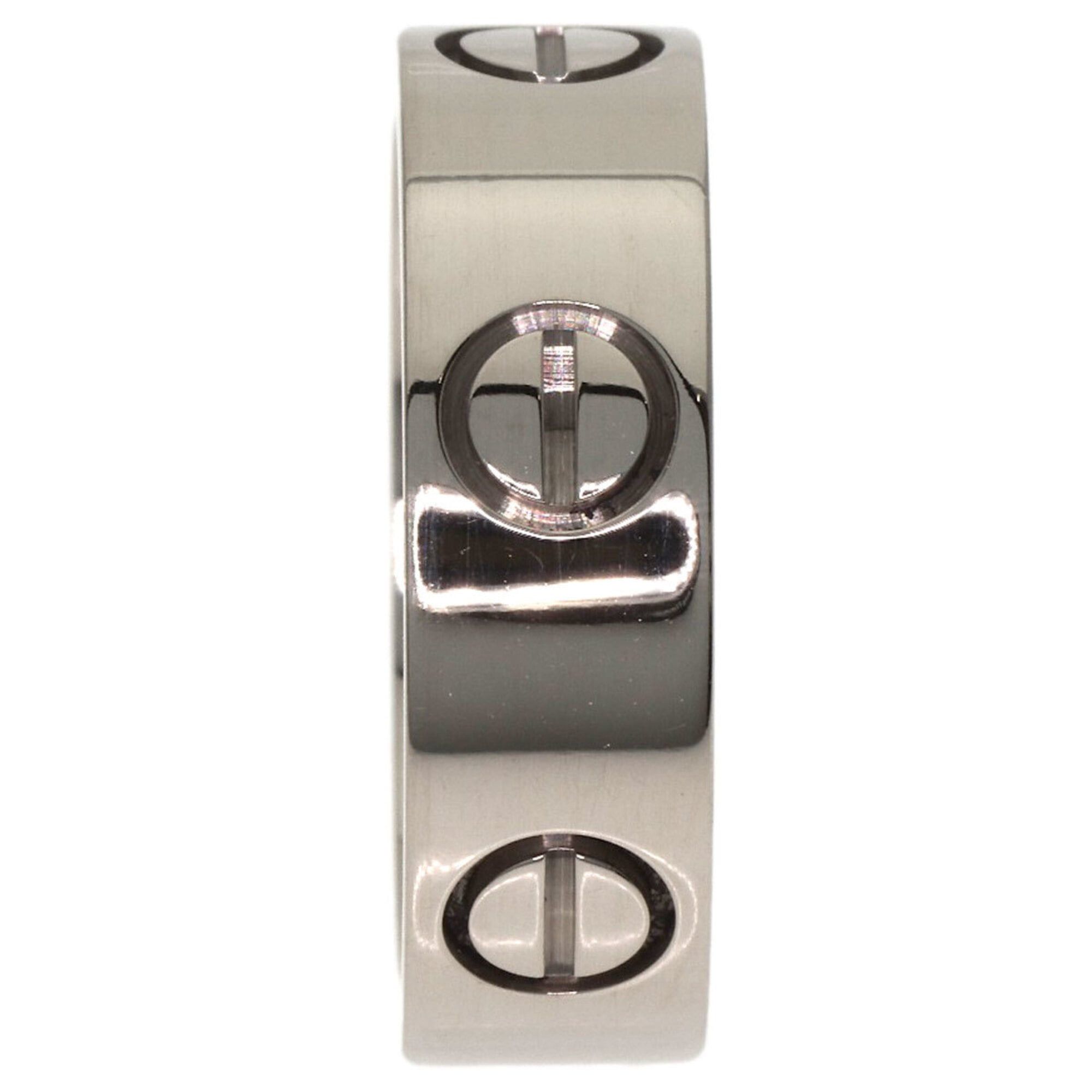 Cartier Cartier Love Ring #49, 18K White Gold, Women's Ring, CARTIER Size ONE SIZE - 3 Thumbnail
