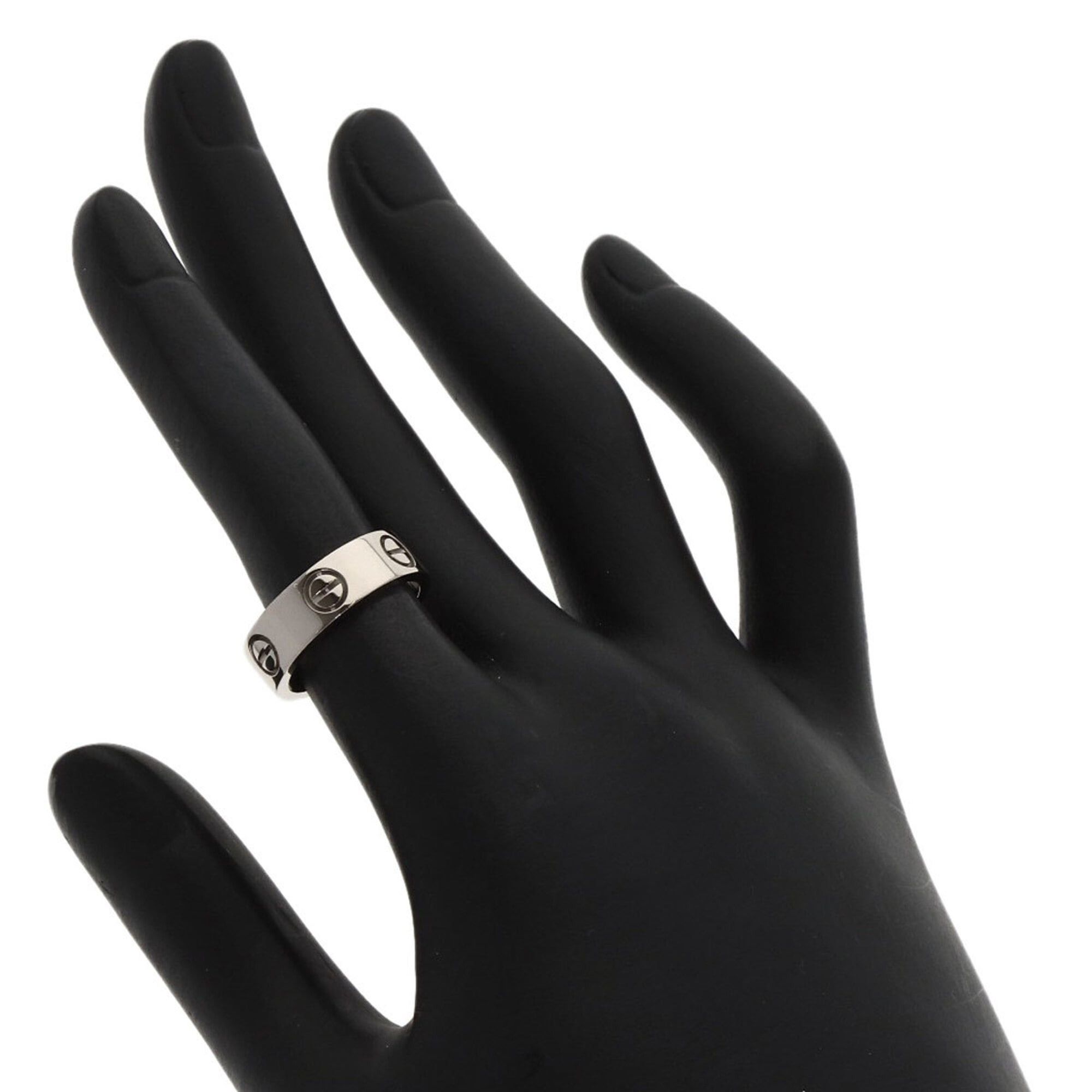 Cartier Cartier Love Ring #49, 18K White Gold, Women's Ring, CARTIER Size ONE SIZE - 5 Thumbnail
