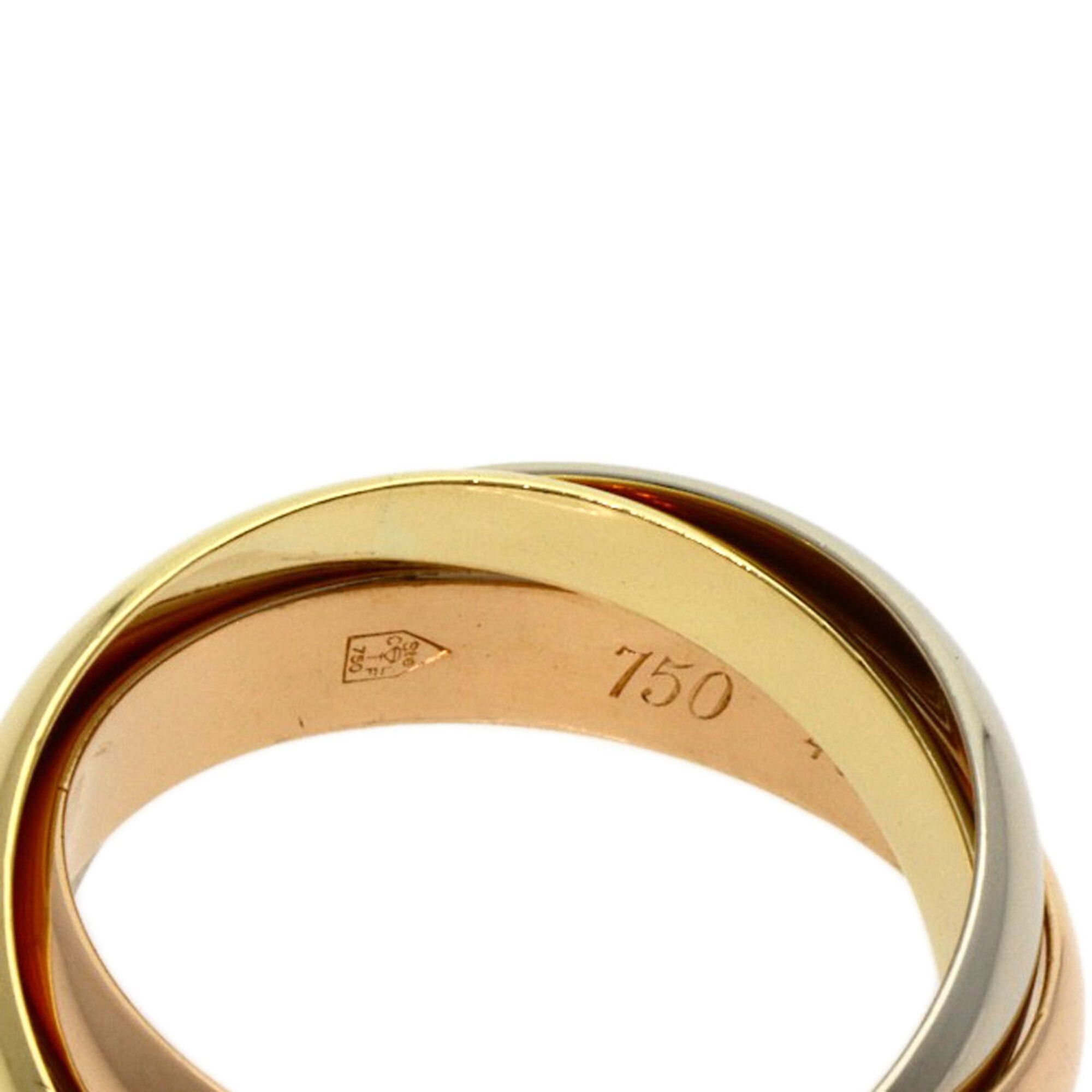 Cartier Cartier Trinity #48 Ring, 18K Yellow Gold/18K White Pink Gold, Women's, CARTIER Size ONE SIZE - 5 Thumbnail