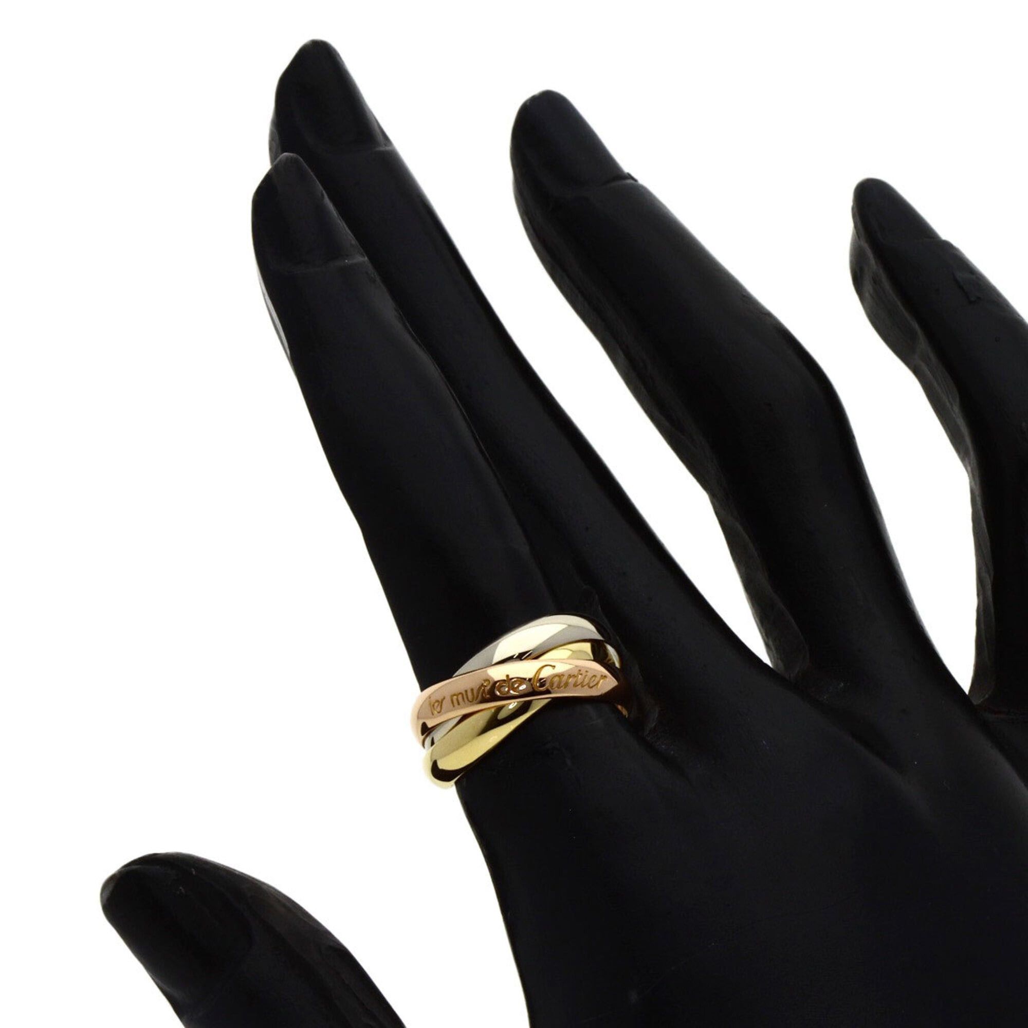 Cartier Cartier Trinity #48 Ring, 18K Yellow Gold/18K White Pink Gold, Women's, CARTIER Size ONE SIZE - 4 Thumbnail