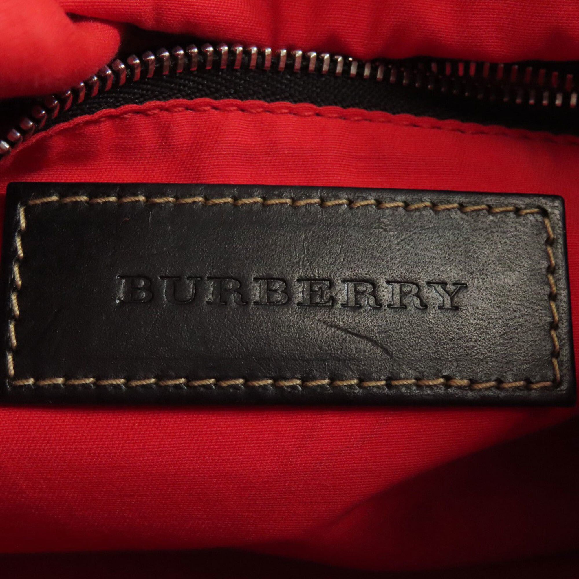 Burberry Burberry Nova Check Graffiti Print Shoulder Bag, Nylon, Women's, BURBERRY Size ONE SIZE - 6 Thumbnail