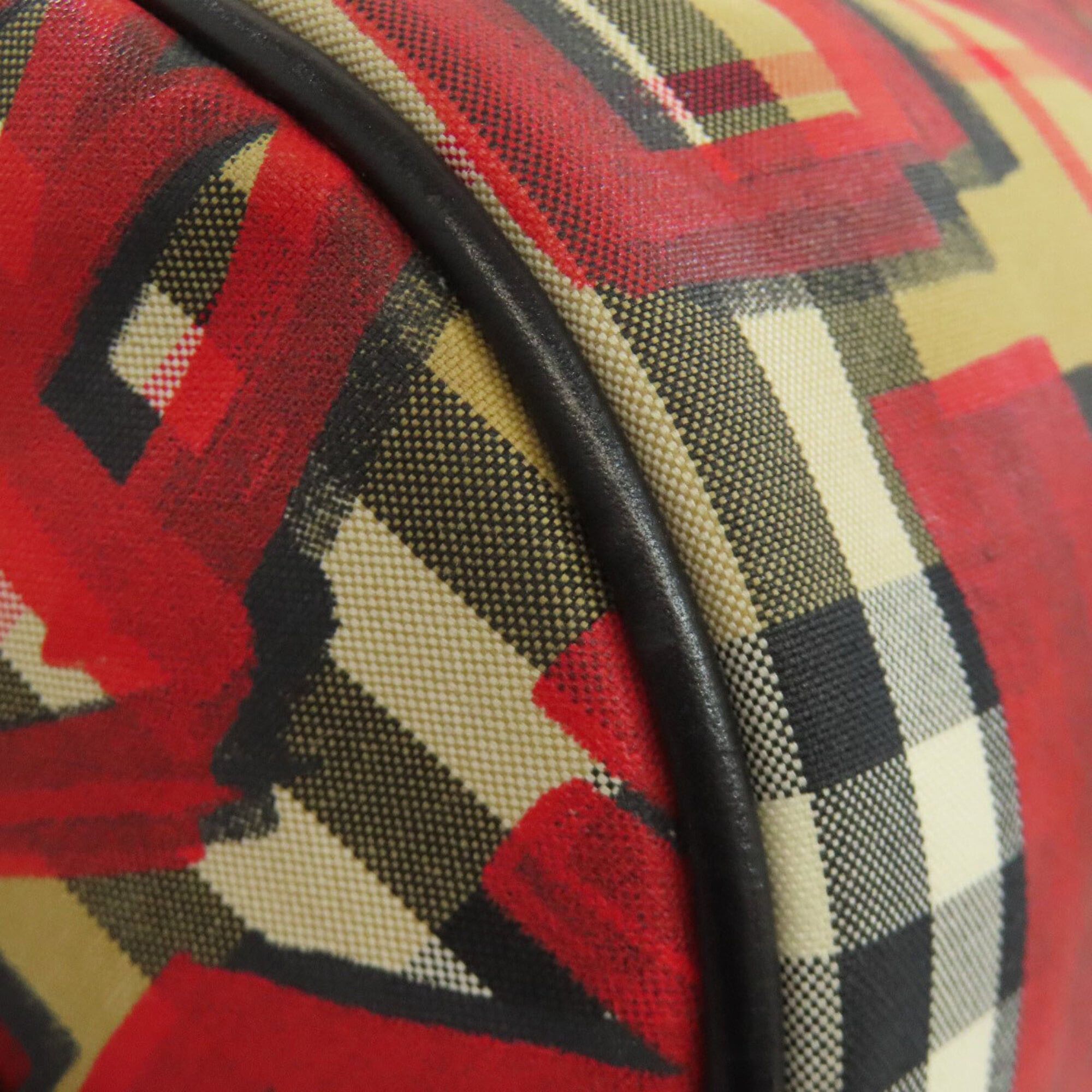 Burberry Burberry Nova Check Graffiti Print Shoulder Bag, Nylon, Women's, BURBERRY Size ONE SIZE - 21 Thumbnail