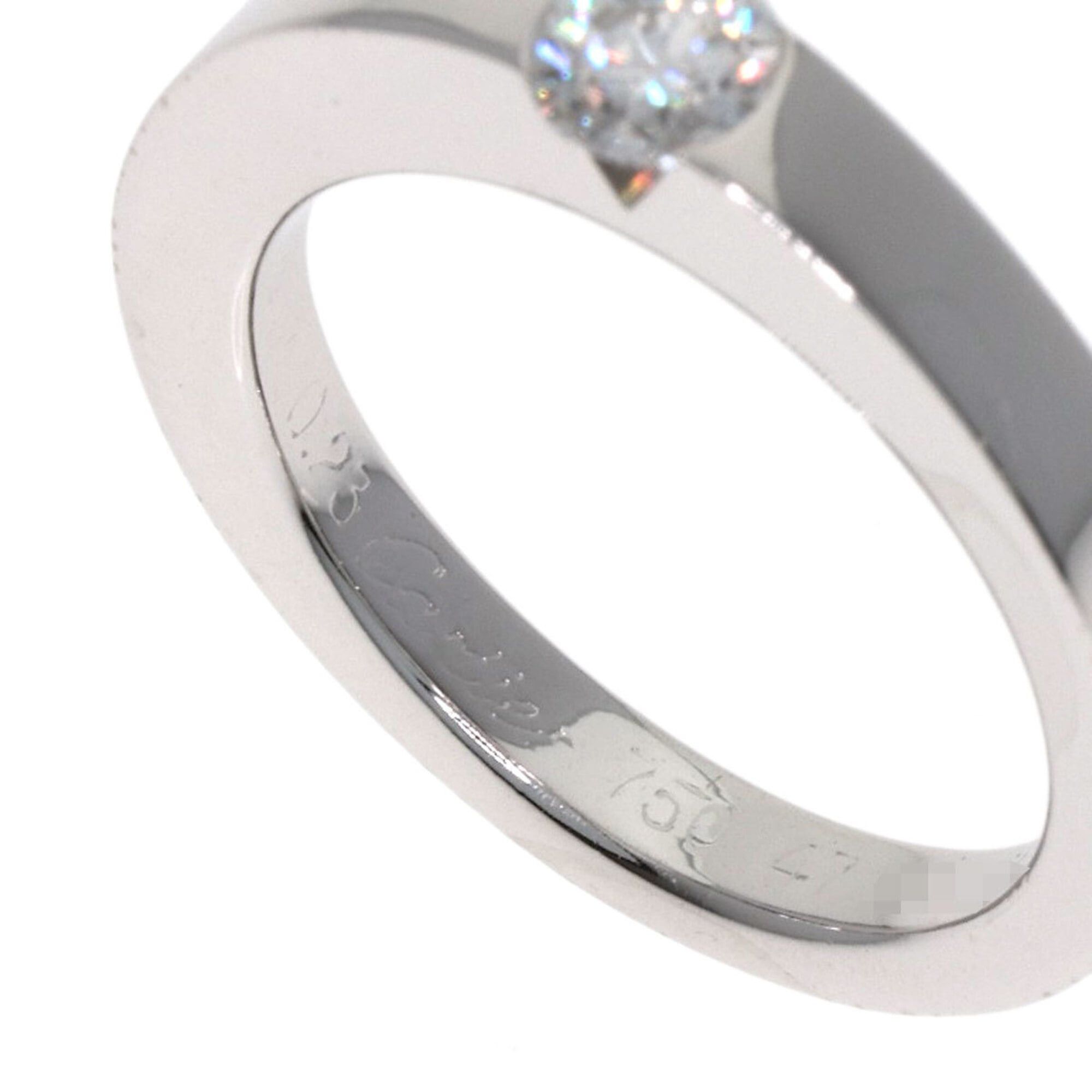 Cartier Cartier Date with Diamond Ring, Size 47, 18K White Gold, Women's. Size ONE SIZE - 5 Thumbnail