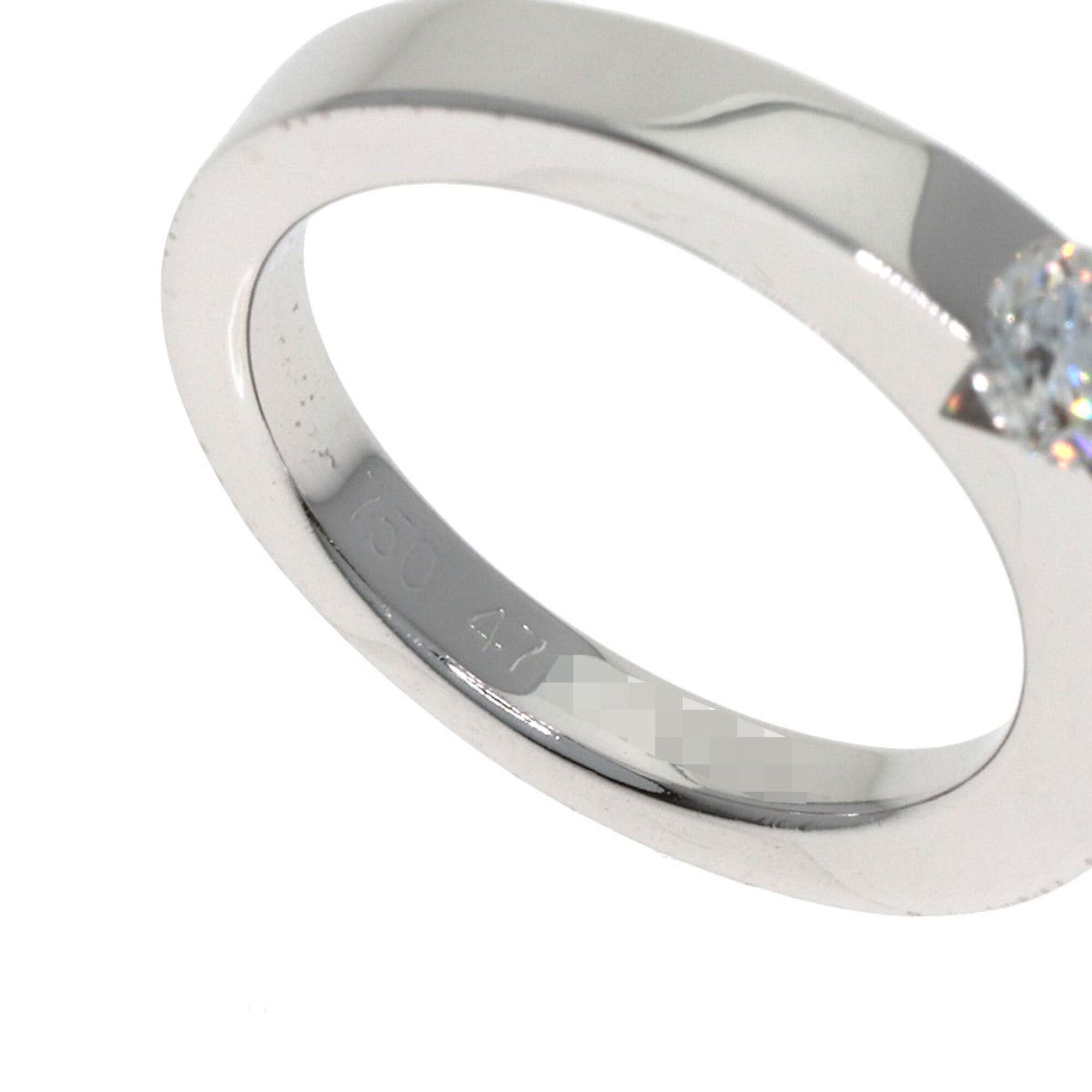 Cartier Cartier Date with Diamond Ring, Size 47, 18K White Gold, Women's. Size ONE SIZE - 6 Thumbnail