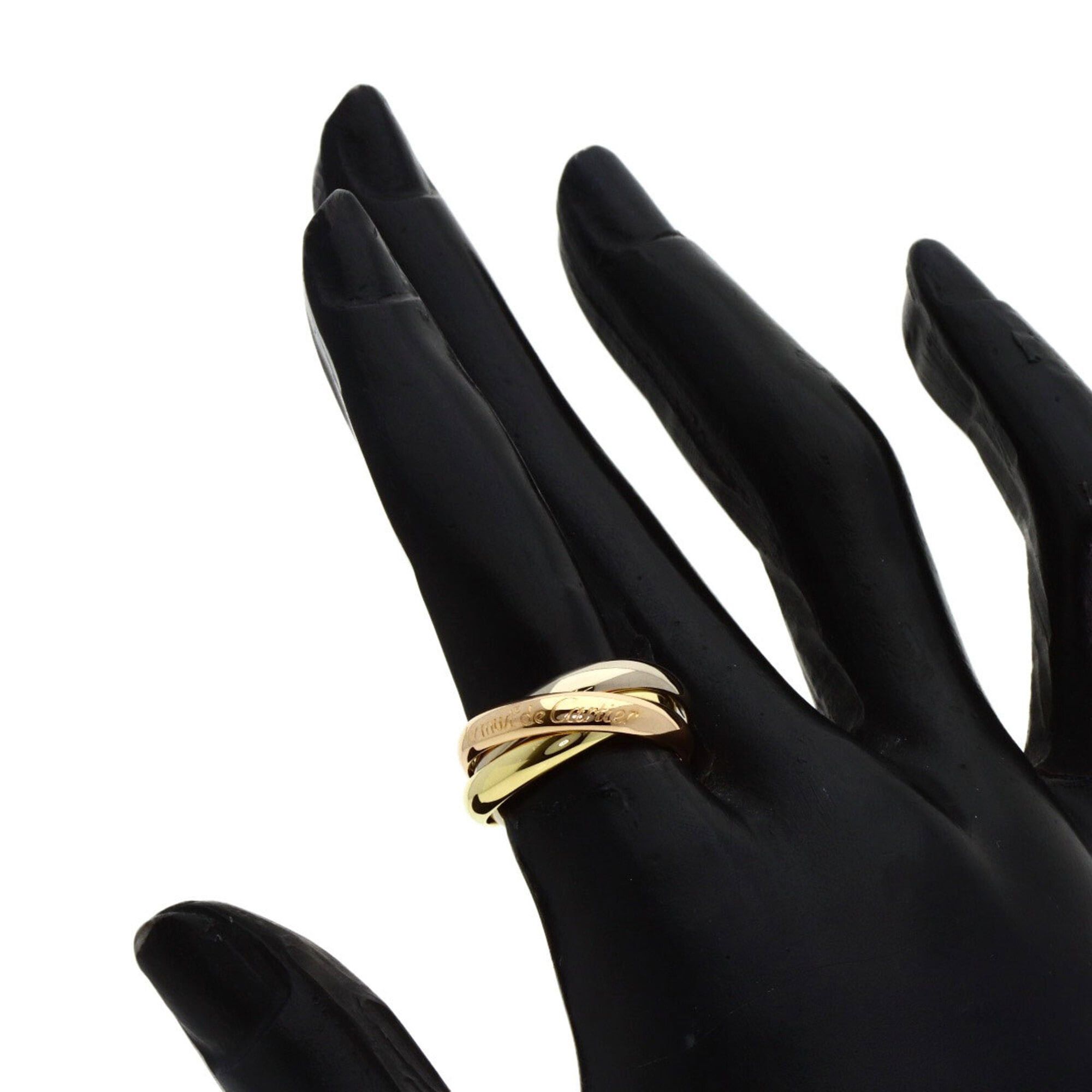 Cartier Cartier Trinity #49 Ring, 18K Yellow Gold/18K White Pink Gold, Women's, CARTIER Size ONE SIZE - 4 Thumbnail