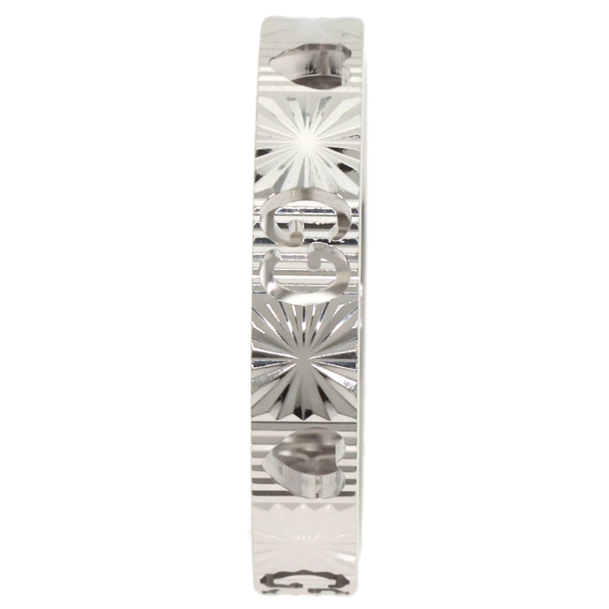 Gucci Gucci Icon Heart #21 Ring, 18K White Gold, Women's GUCCI Size ONE SIZE - 3 Thumbnail
