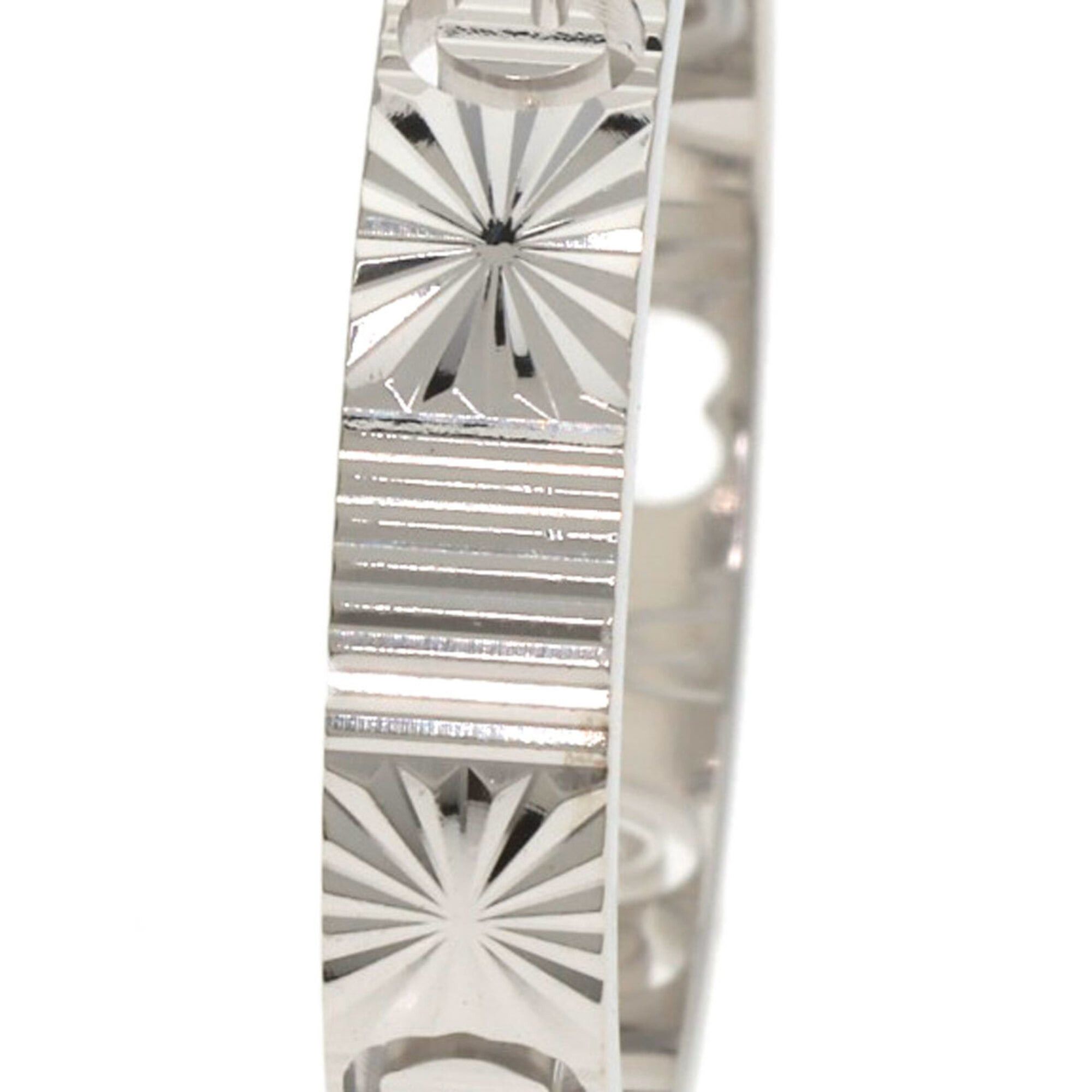 Gucci Gucci Icon Heart #21 Ring, 18K White Gold, Women's GUCCI Size ONE SIZE - 9 Thumbnail