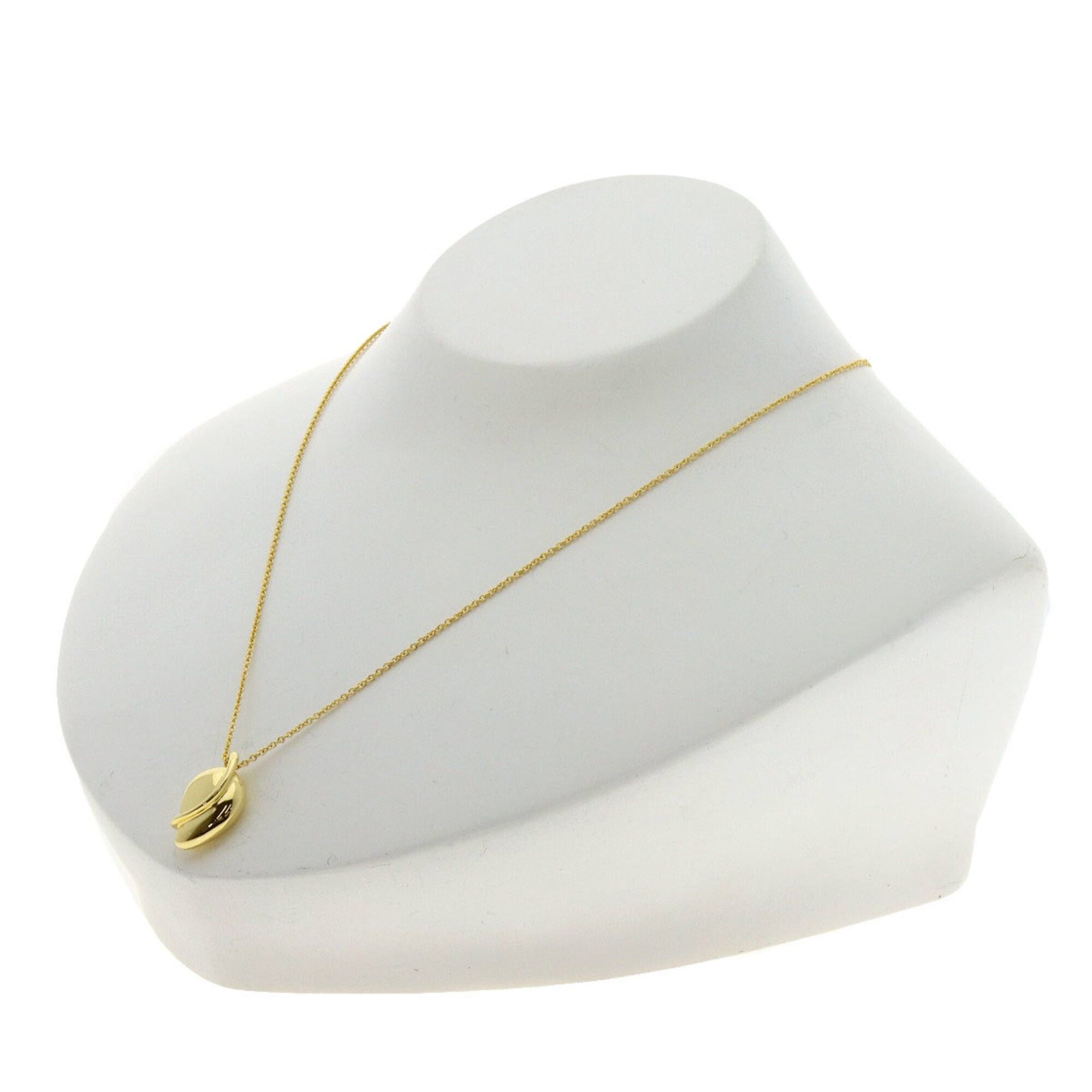 Tiffany & Co. Tiffany & Co. Leaf Elsa Peretti Necklace, 18K Yellow Gold, Women's. Size ONE SIZE - 4 Thumbnail
