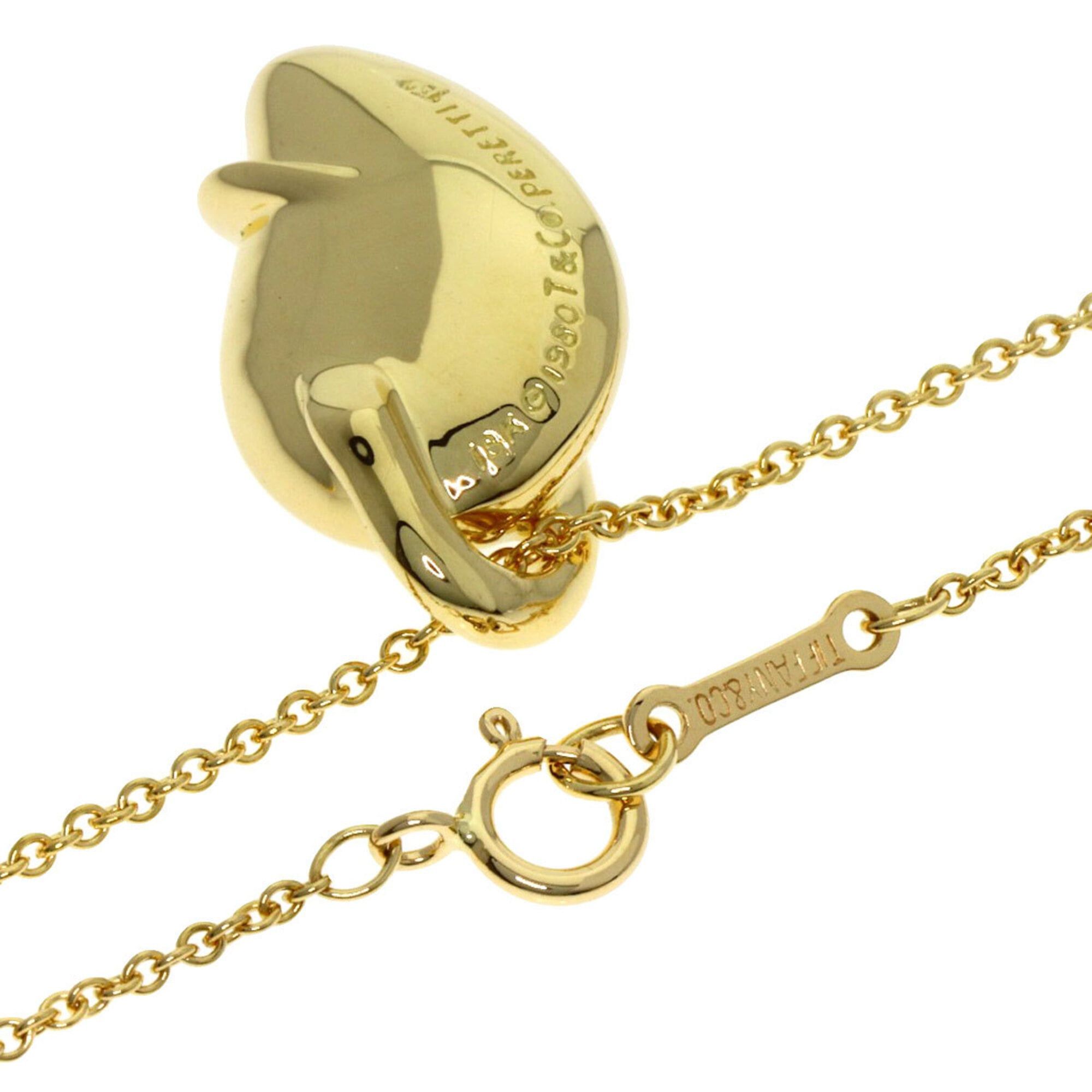 Tiffany & Co. Tiffany & Co. Leaf Elsa Peretti Necklace, 18K Yellow Gold, Women's. Size ONE SIZE - 2 Thumbnail