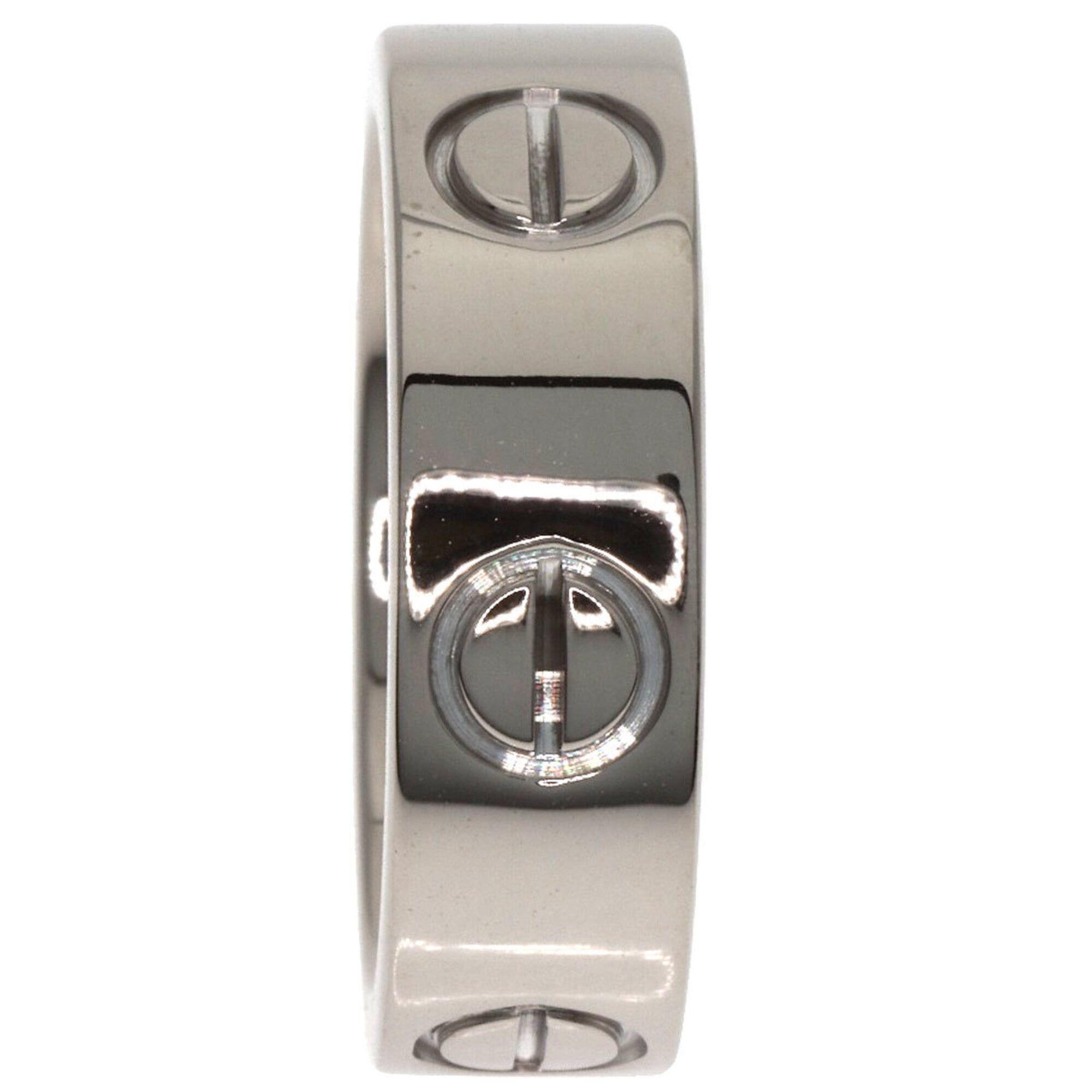 Cartier Cartier Love Ring #49, 18K White Gold, Women's Ring, CARTIER Size ONE SIZE - 3 Thumbnail