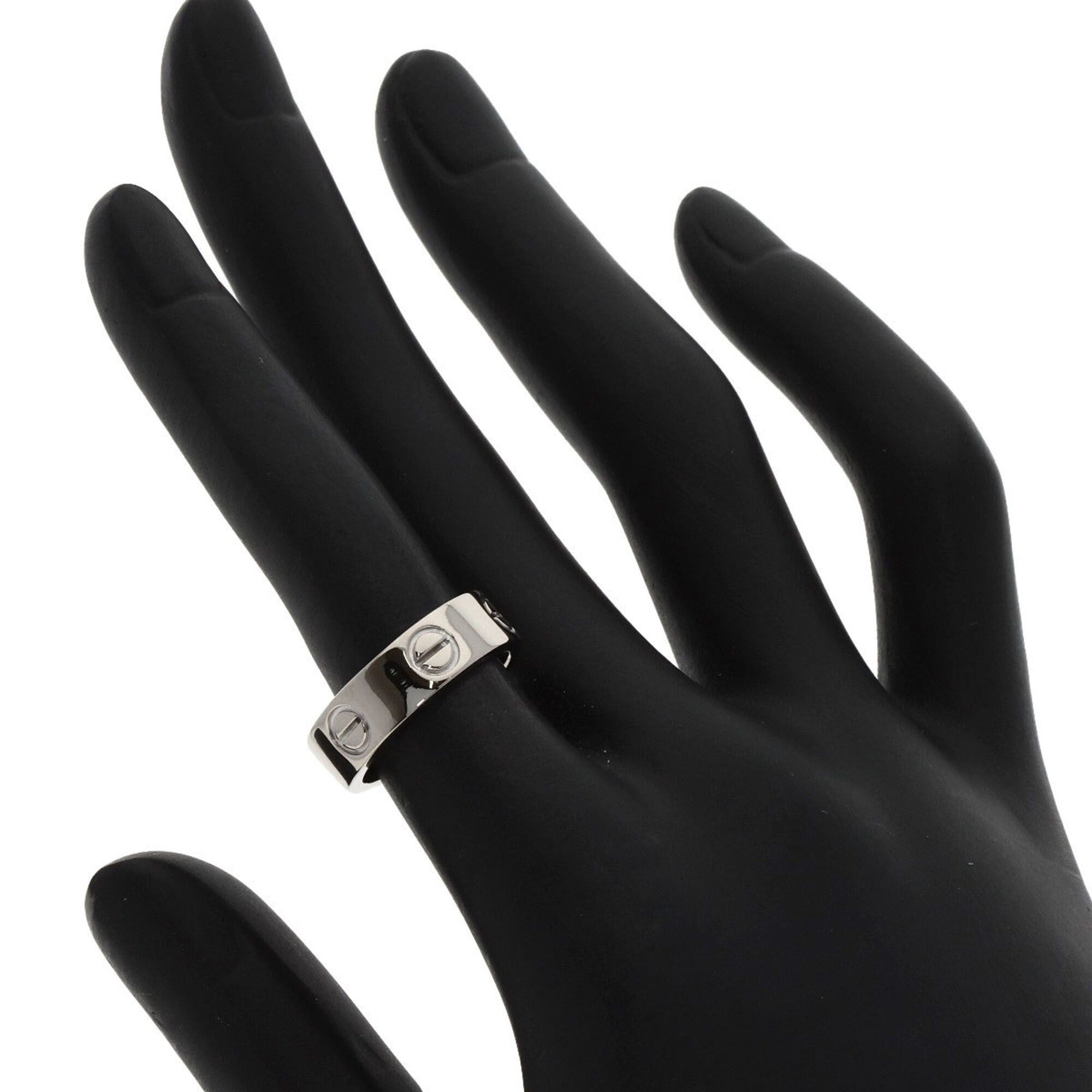 Cartier Cartier Love Ring #49, 18K White Gold, Women's Ring, CARTIER Size ONE SIZE - 6 Thumbnail
