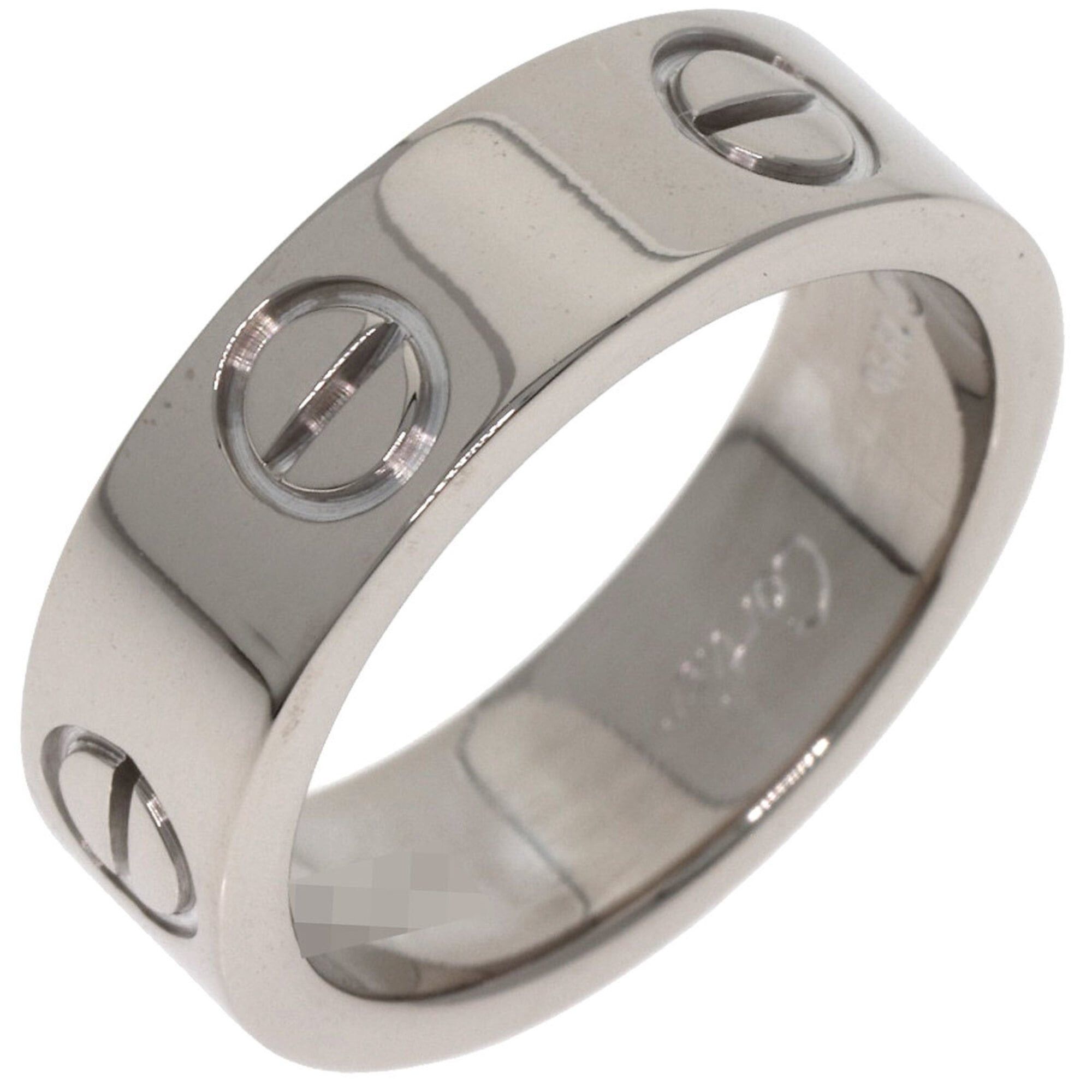 Cartier Cartier Love Ring #49, 18K White Gold, Women's Ring, CARTIER Size ONE SIZE - 2 Thumbnail