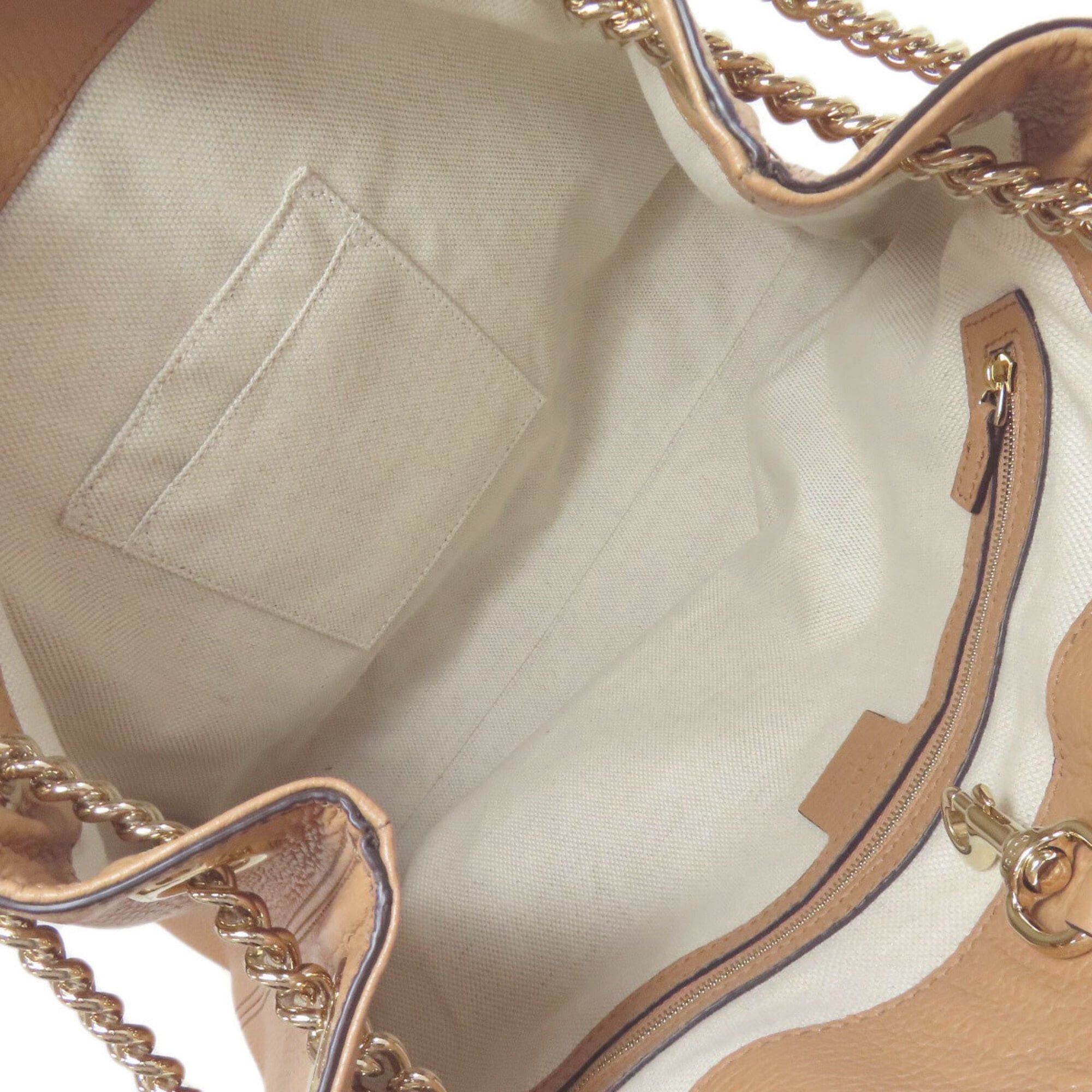 Gucci Gucci 536196 Outlet Soho Interlocking G Tote Bag Leather Women's GUCCI Size ONE SIZE - 5 Thumbnail