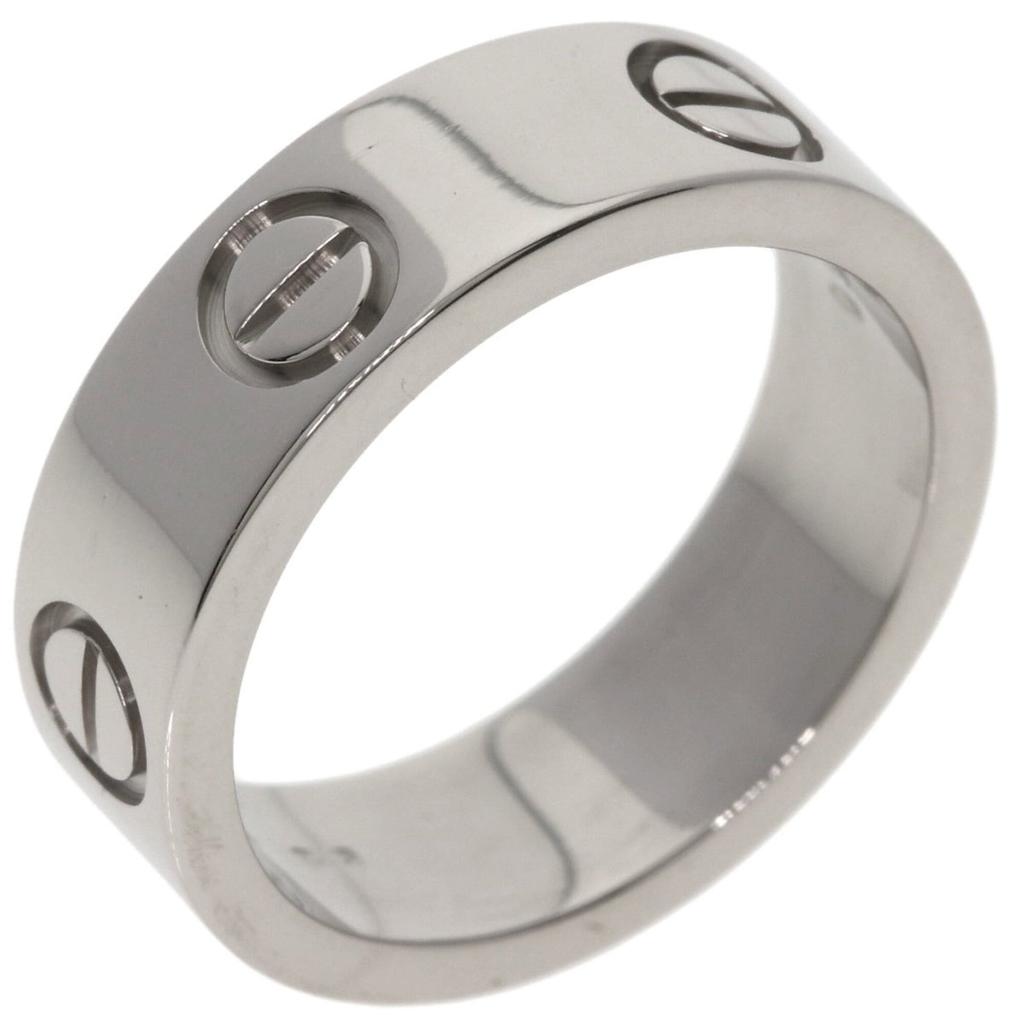 Cartier Cartier Love Ring #50, 18K White Gold, Women's Ring, CARTIER Size ONE SIZE - 2 Thumbnail
