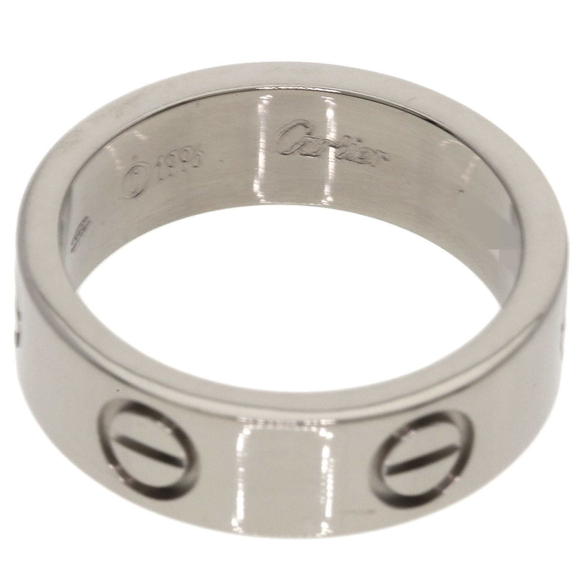 Cartier Cartier Love Ring #50, 18K White Gold, Women's Ring, CARTIER Size ONE SIZE - 4 Thumbnail