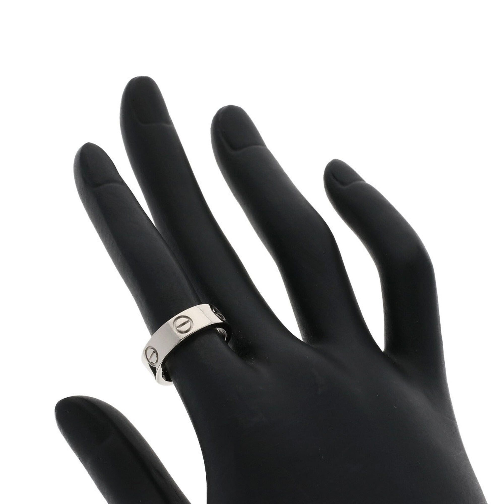 Cartier Cartier Love Ring #50, 18K White Gold, Women's Ring, CARTIER Size ONE SIZE - 6 Thumbnail