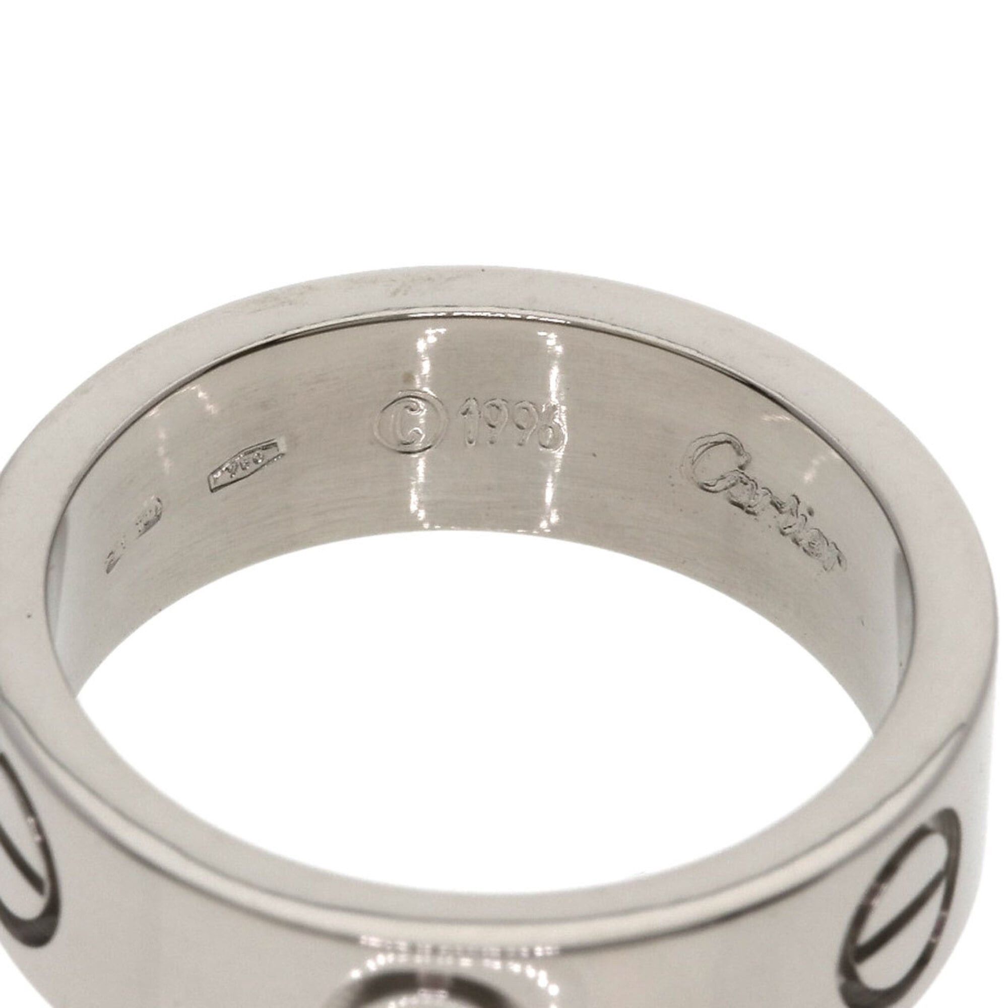 Cartier Cartier Love Ring #50, 18K White Gold, Women's Ring, CARTIER Size ONE SIZE - 8 Thumbnail