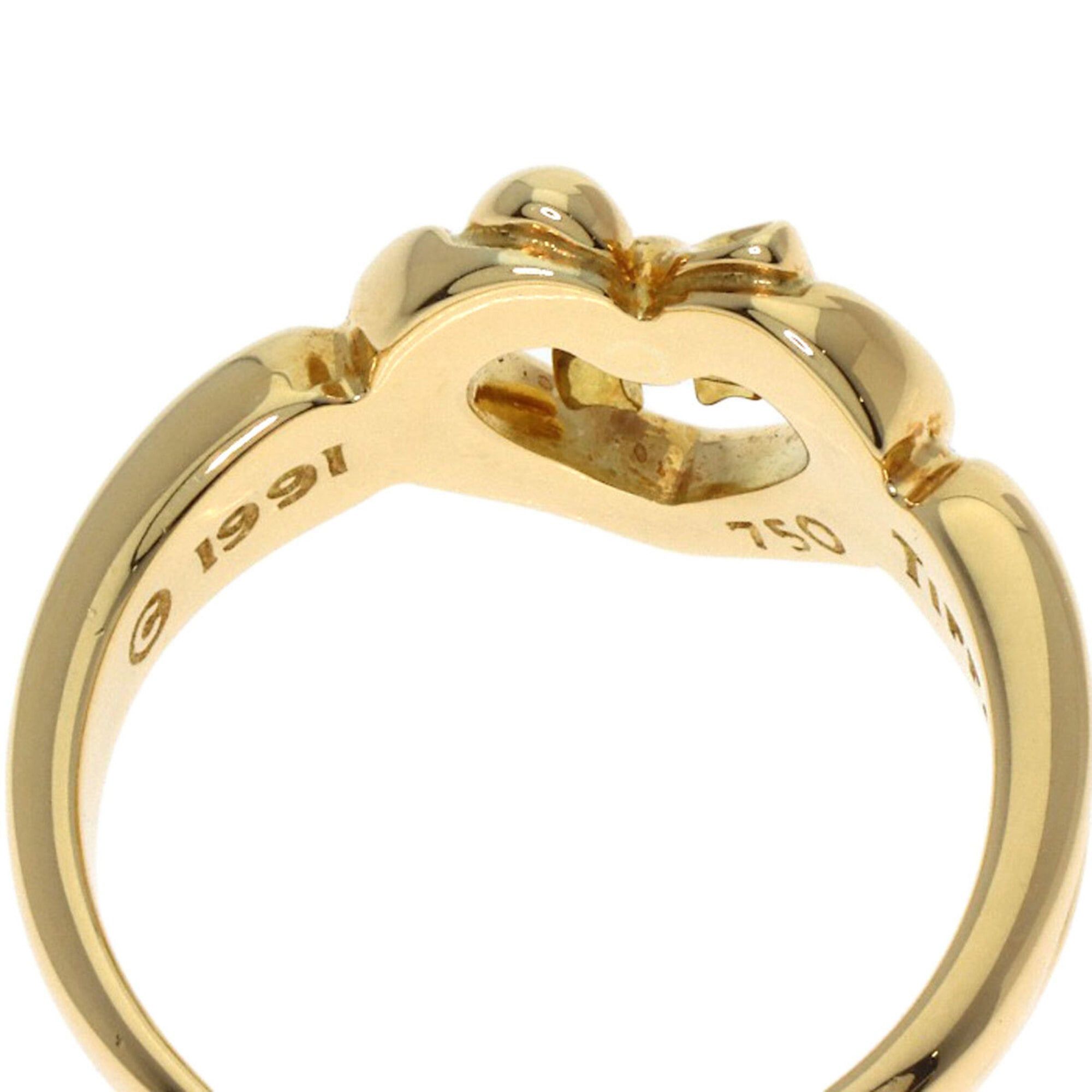 Tiffany & Co. Tiffany & Co. Ribbon Heart Ring, 18K Yellow Gold, Women's. Size ONE SIZE - 6 Thumbnail