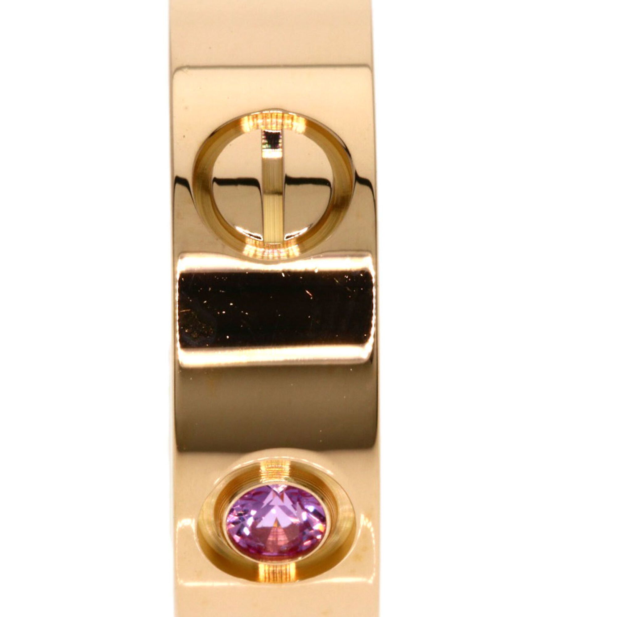Cartier Cartier Love Ring, 1P Pink Sapphire, Size 45, 18K Gold, Women's CARTIER Size ONE SIZE - 6 Thumbnail