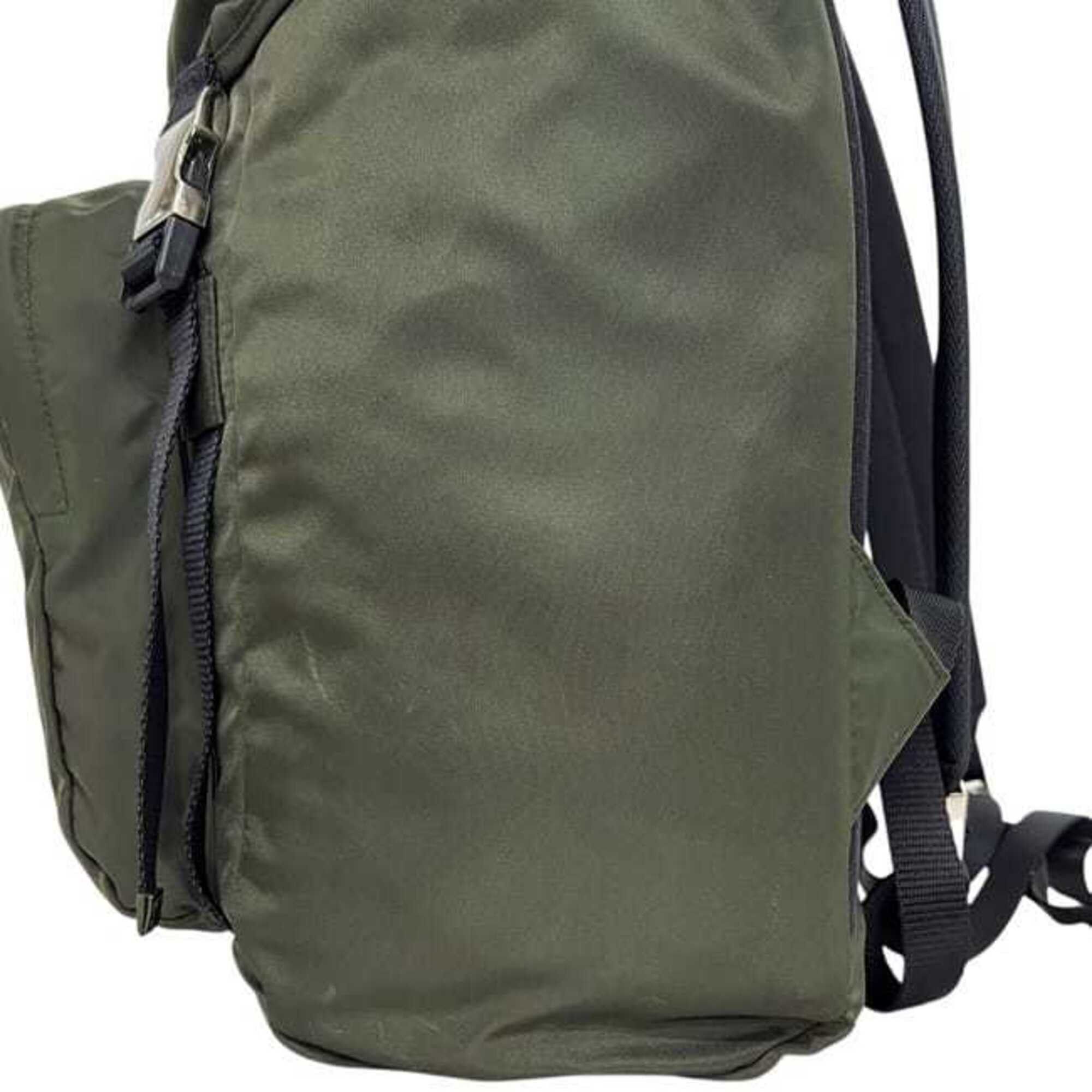 Prada Prada Backpack, Rucksack, Khaki Green, MIMETICO Tessuto MONTAGN V135, Nylon Leather, 164 PRADA Size ONE SIZE - 9 Thumbnail