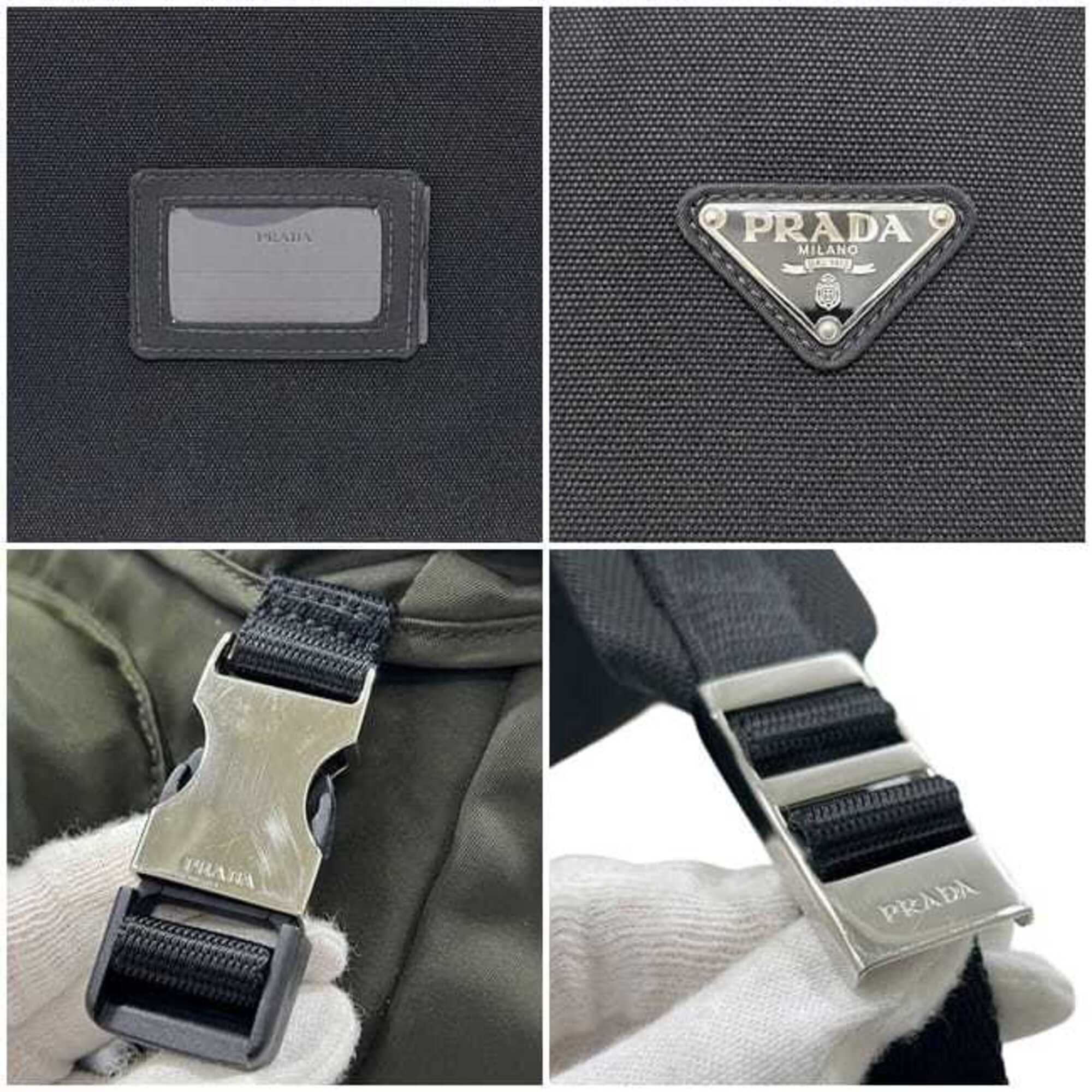 Prada Prada Backpack, Rucksack, Khaki Green, MIMETICO Tessuto MONTAGN V135, Nylon Leather, 164 PRADA Size ONE SIZE - 7 Thumbnail
