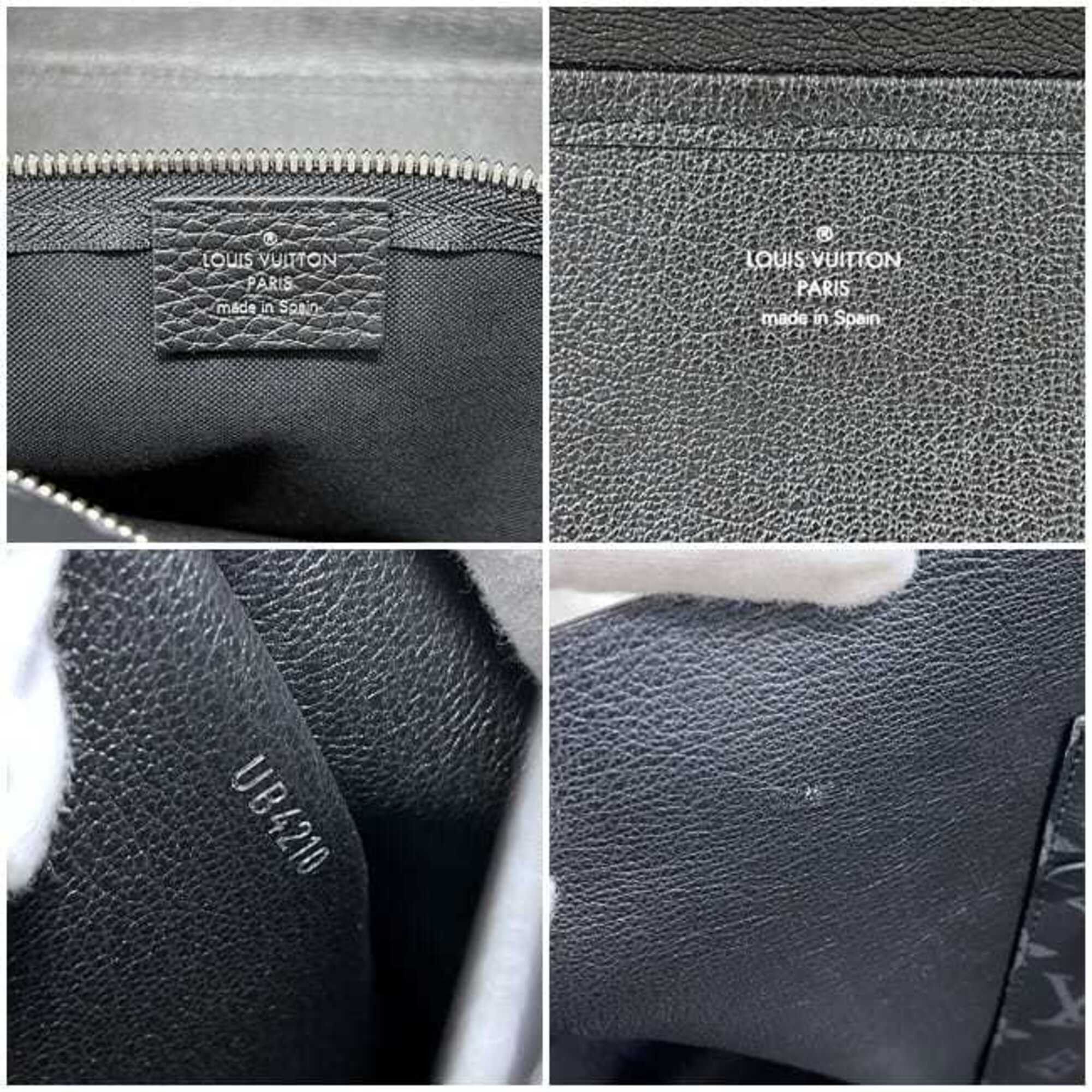 Louis Vuitton Louis Vuitton Cabas Voyage Tote Bag, Black Noir, M53240, Taurillon Leather, UB4210 LOUIS VUITTON Size ONE SIZE - 4 Thumbnail