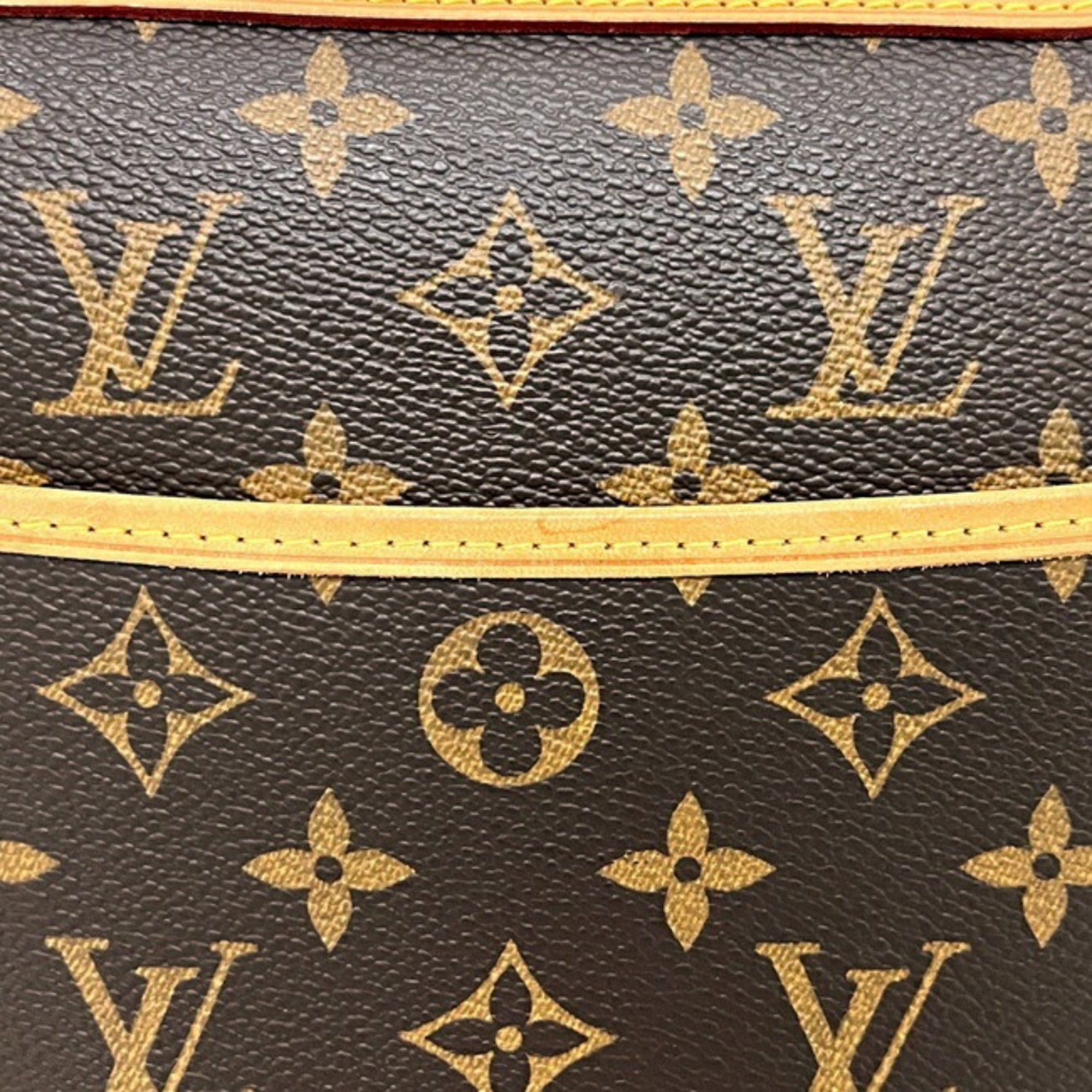 Louis Vuitton Louis Vuitton Deauville Bowling Vanity Handbag, Brown, Monogram M47270, Canvas, Natural Leather, SP2027 LOUIS VUITTON Size ONE SIZE - 7 Thumbnail