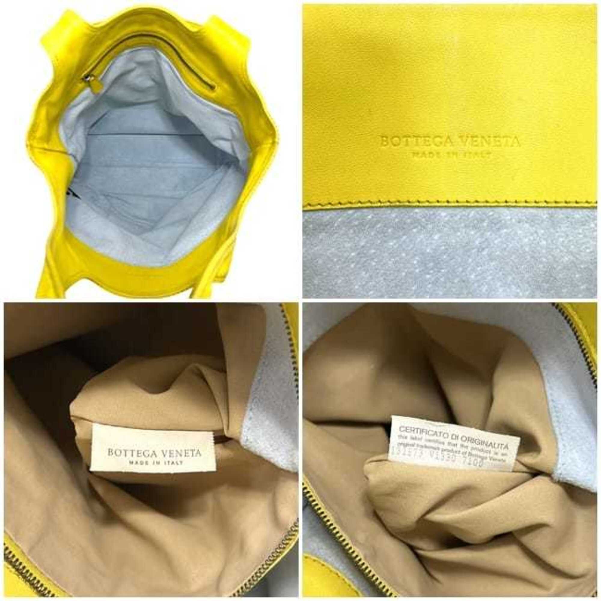 Bottega Veneta Bottega Veneta Tote Bag, Yellow, Intrecciato, 131673, Leather, V1330 7100 BOTTEGA ENETA Size ONE SIZE - 7 Thumbnail