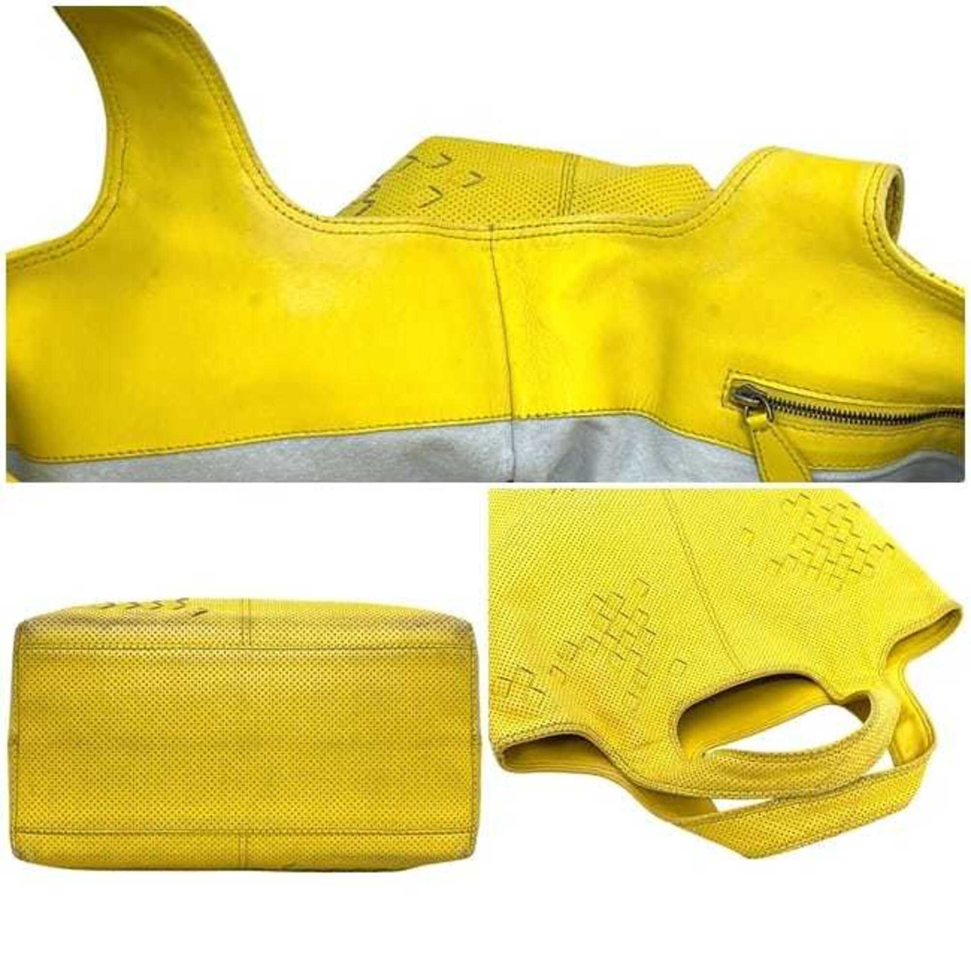 Bottega Veneta Bottega Veneta Tote Bag, Yellow, Intrecciato, 131673, Leather, V1330 7100 BOTTEGA ENETA Size ONE SIZE - 4 Thumbnail