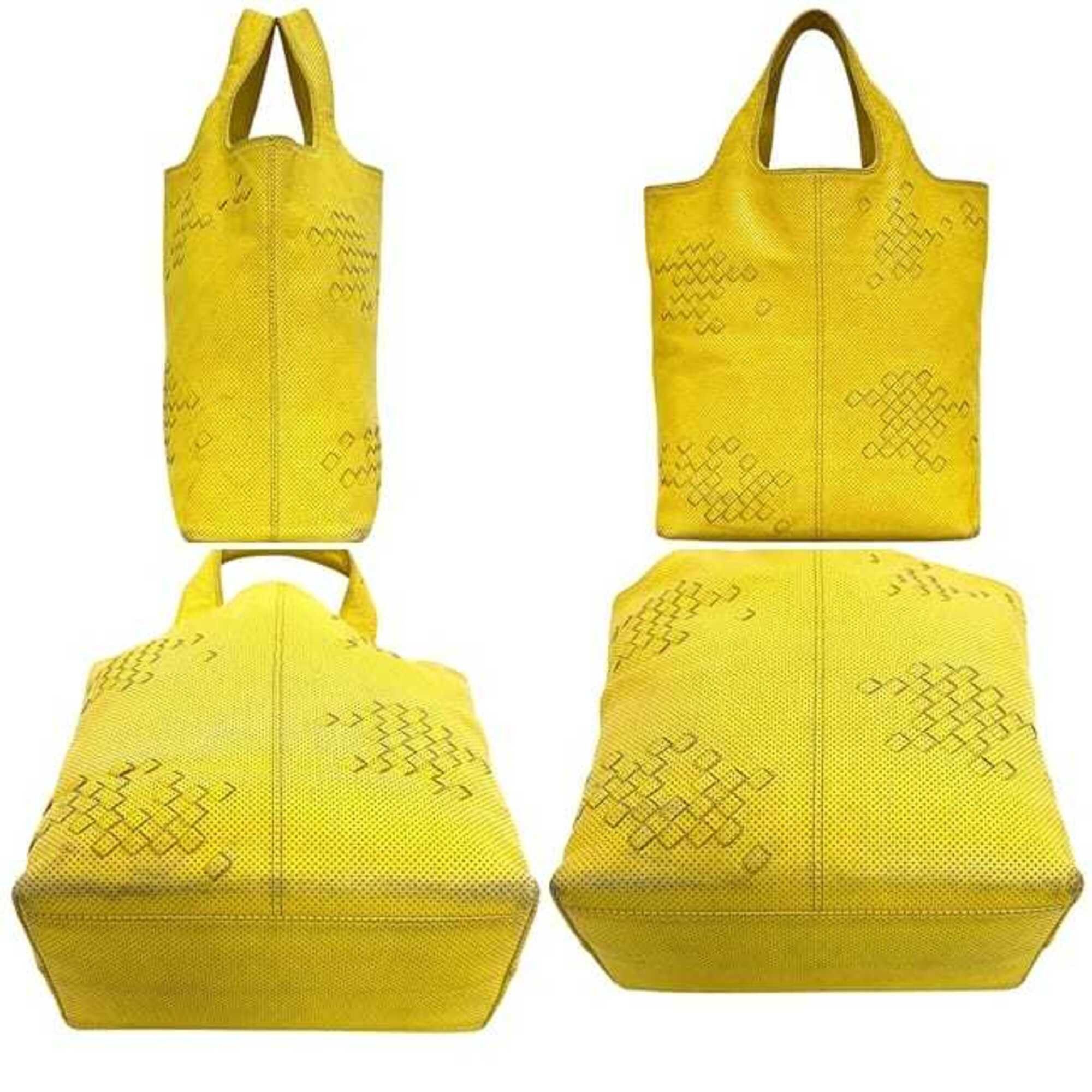 Bottega Veneta Bottega Veneta Tote Bag, Yellow, Intrecciato, 131673, Leather, V1330 7100 BOTTEGA ENETA Size ONE SIZE - 3 Thumbnail