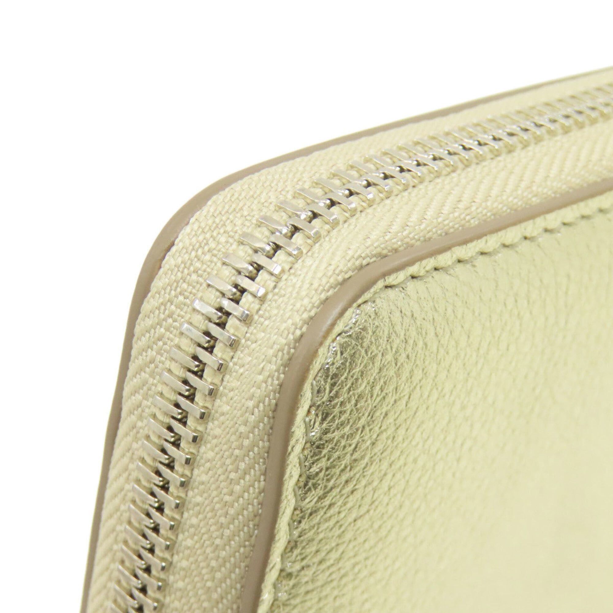 Jimmy Choo Jimmy Choo Round Zip Long Wallet Leather Women's Size ONE SIZE - 9 Thumbnail