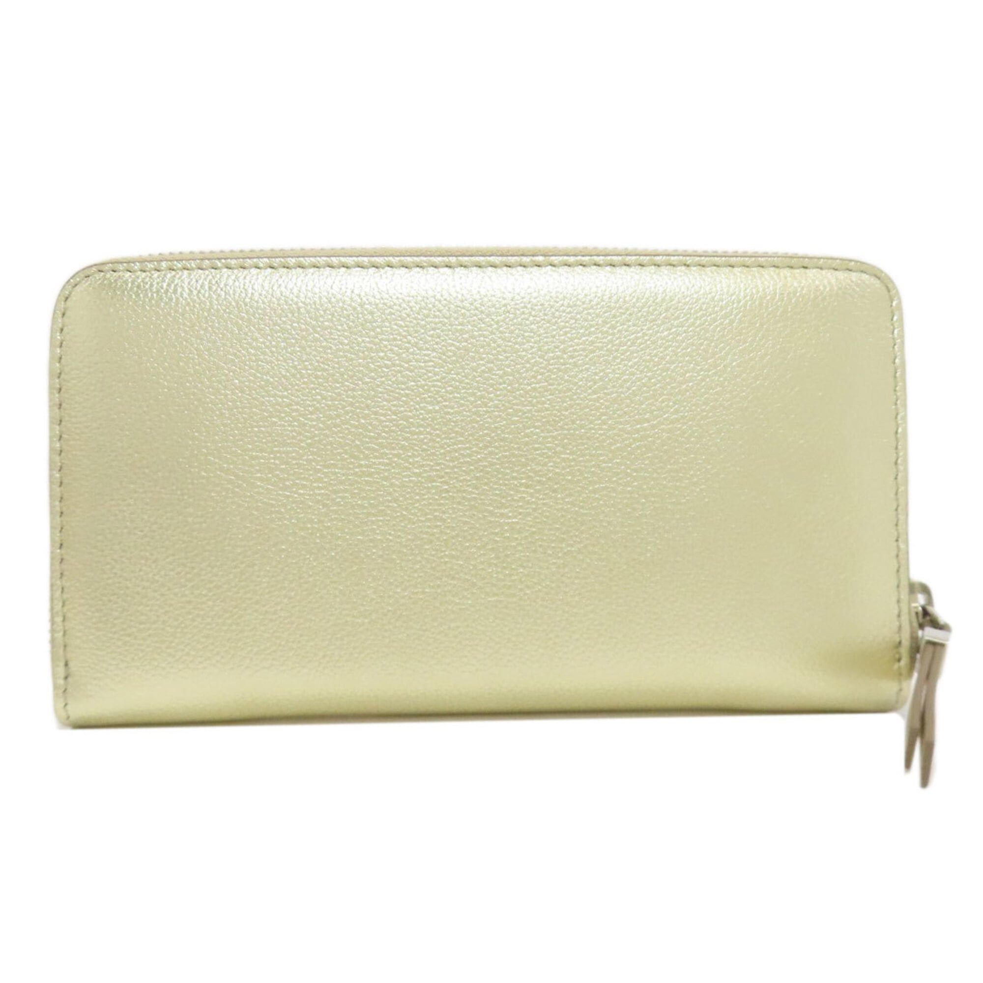 Jimmy Choo Jimmy Choo Round Zip Long Wallet Leather Women's Size ONE SIZE - 2 Thumbnail