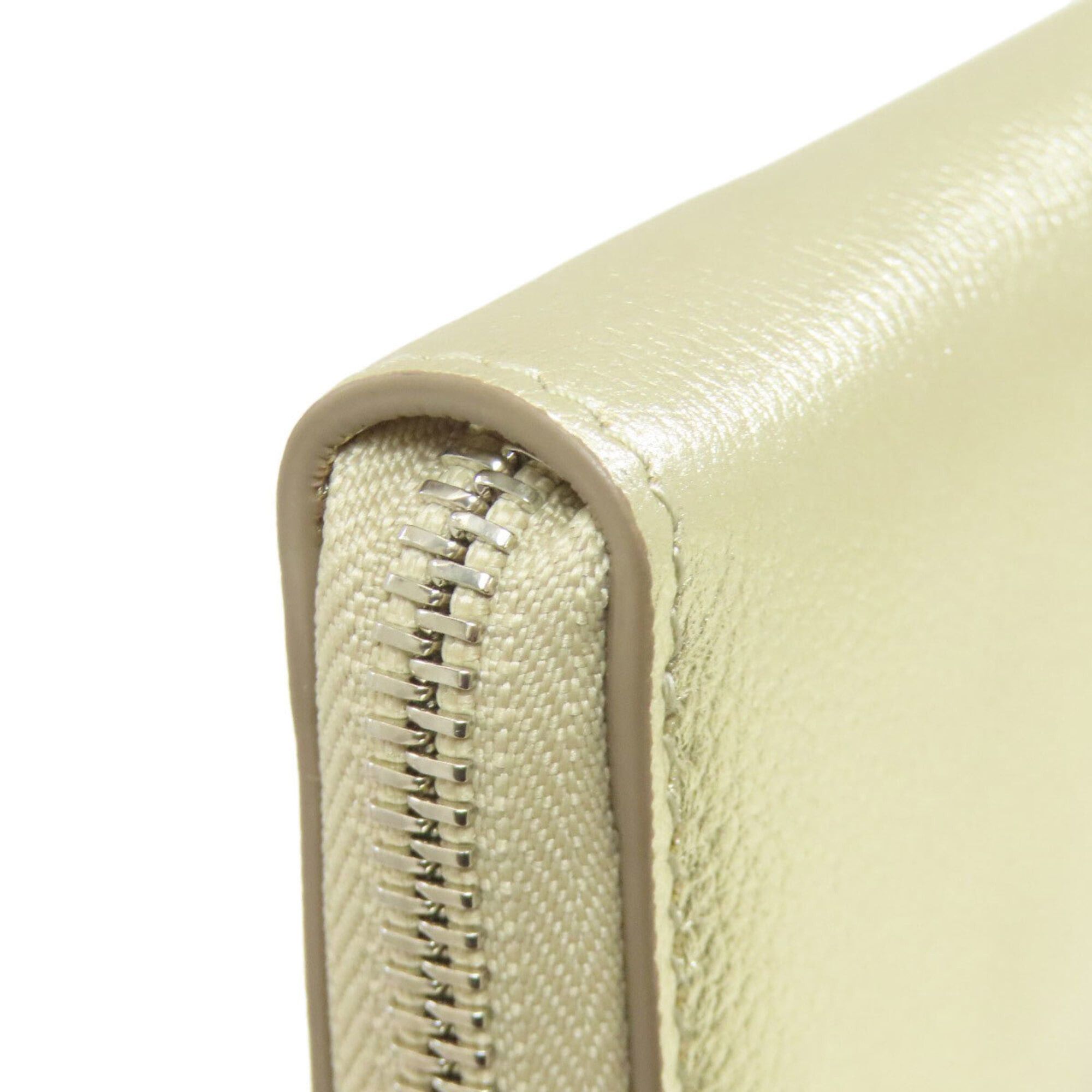 Jimmy Choo Jimmy Choo Round Zip Long Wallet Leather Women's Size ONE SIZE - 11 Thumbnail