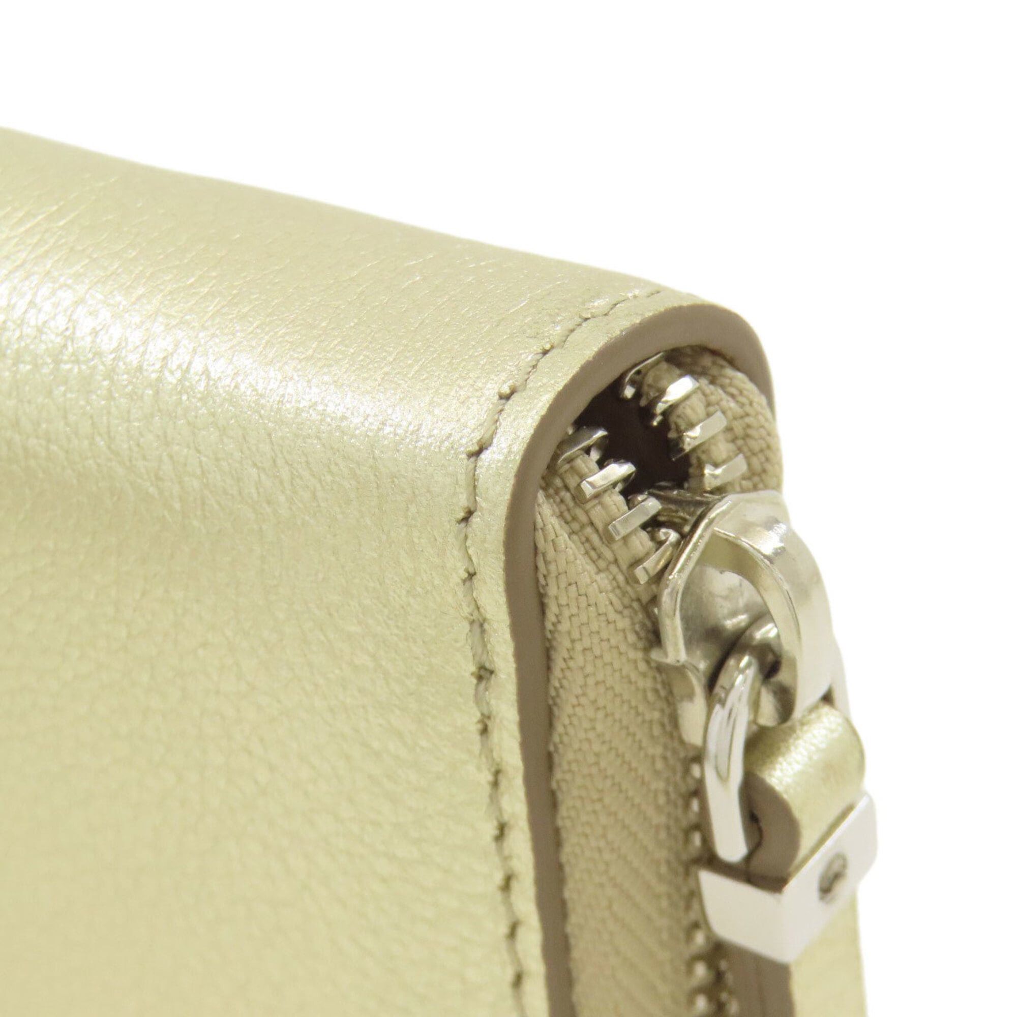 Jimmy Choo Jimmy Choo Round Zip Long Wallet Leather Women's Size ONE SIZE - 12 Thumbnail