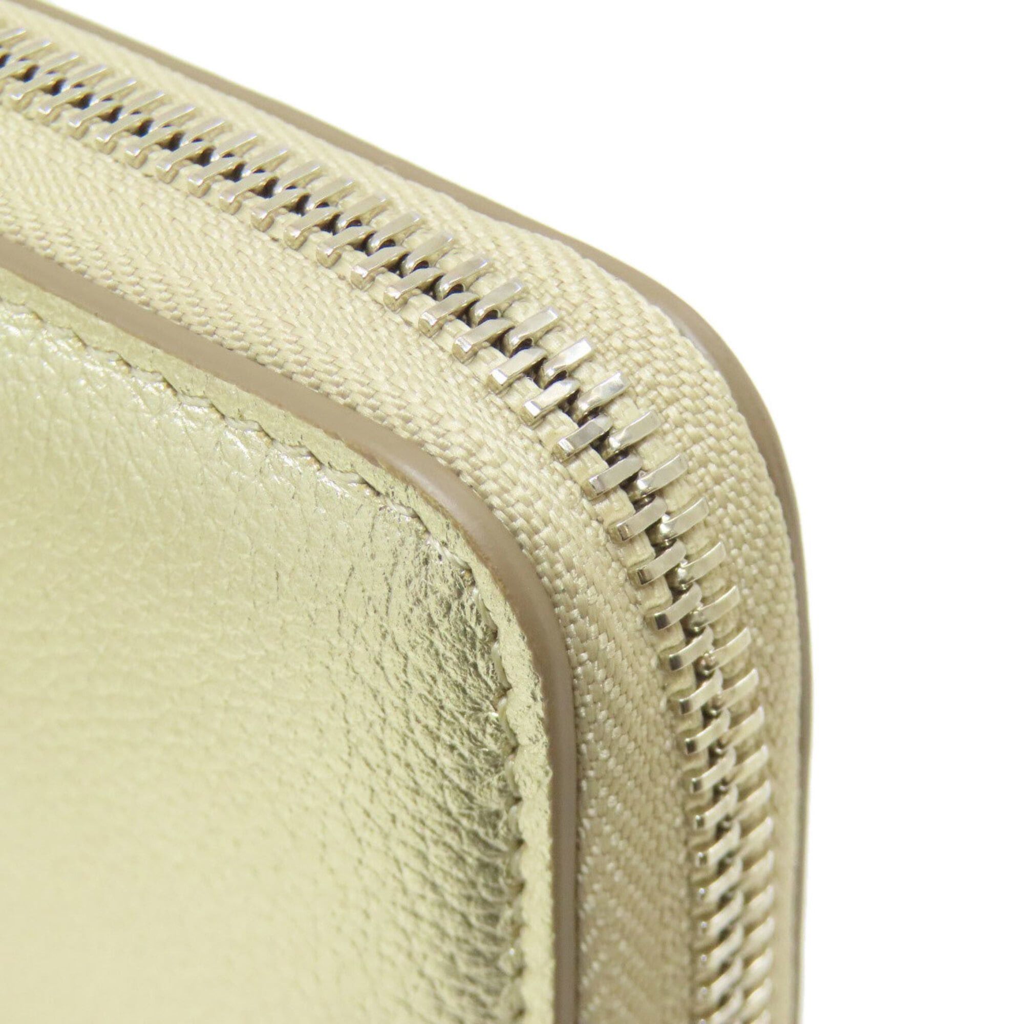 Jimmy Choo Jimmy Choo Round Zip Long Wallet Leather Women's Size ONE SIZE - 10 Thumbnail
