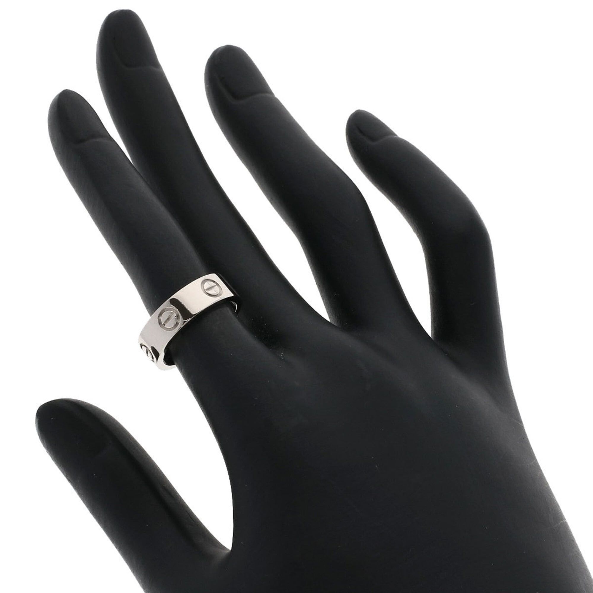 Cartier Cartier Love Ring #49, 18K White Gold, Women's Ring, CARTIER Size ONE SIZE - 5 Thumbnail